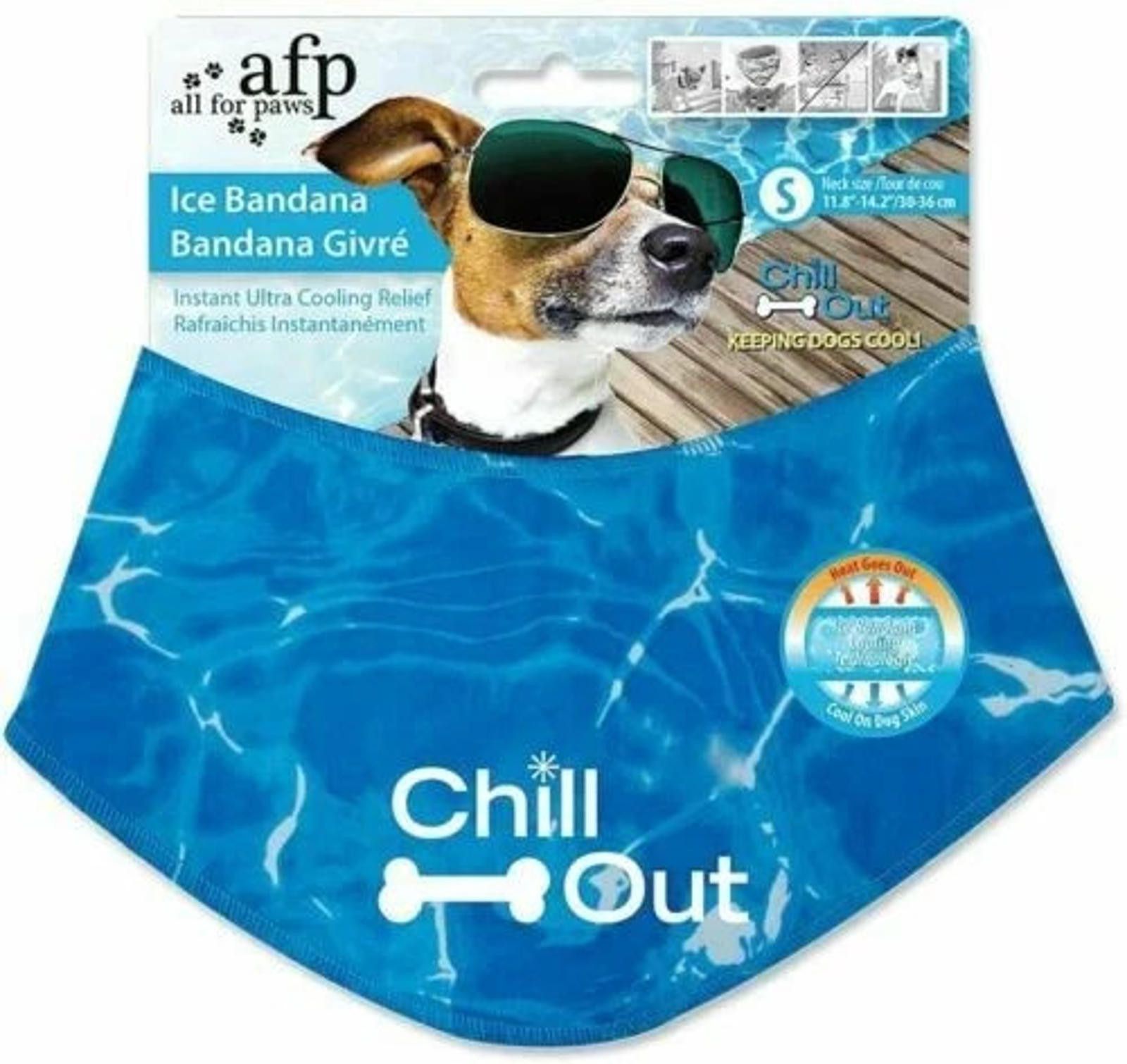 Other ALL FOR PAWS Chill Out Dog Ice Bandana, Size Small Size ONE SIZE - 3 Thumbnail