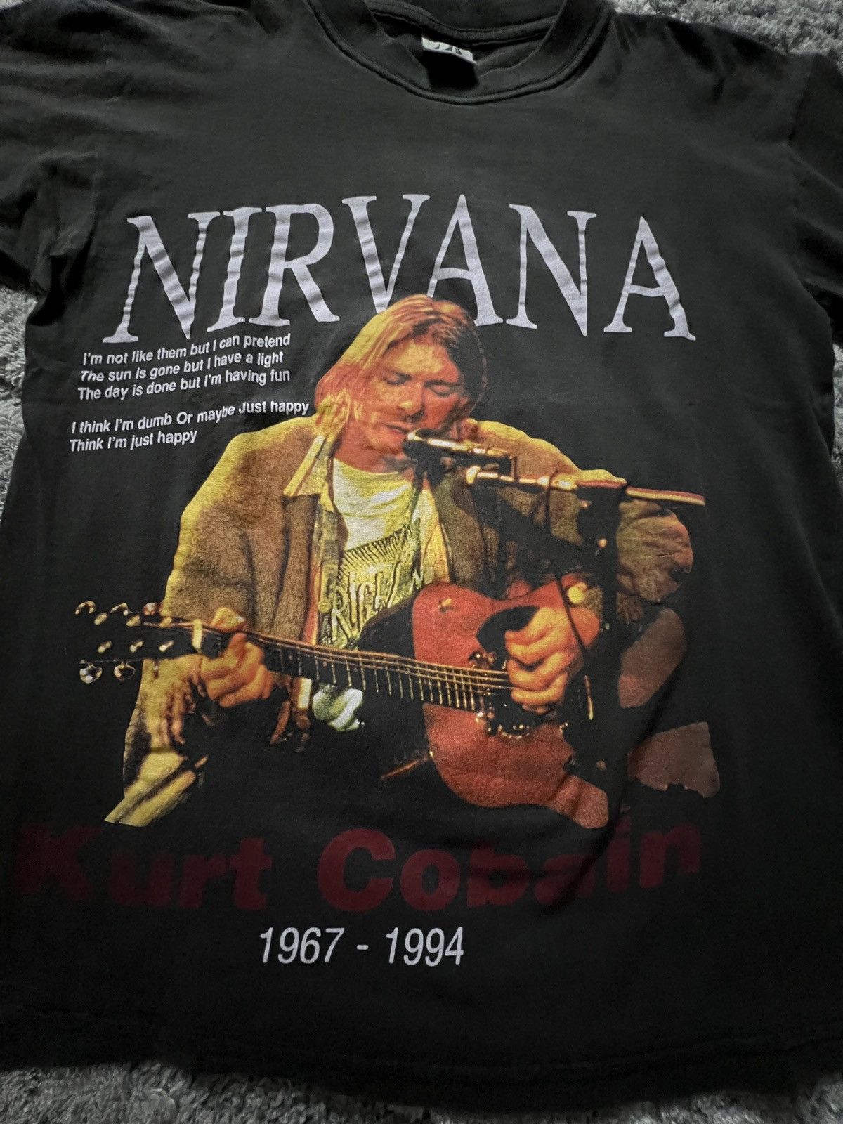 Vintage Vintage nirvana t shirt Size US S / EU 44-46 / 1 - 2 Thumbnail