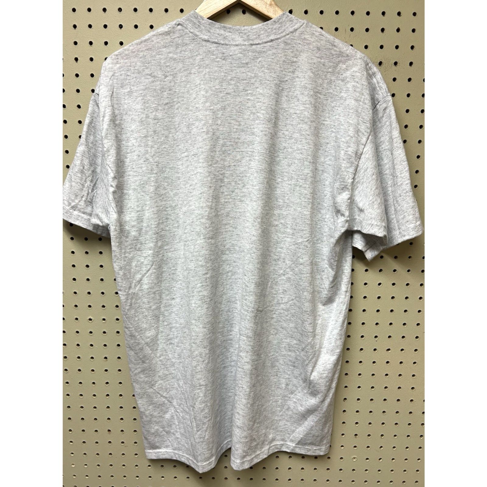 Born VINTAGE Hallmark T-Shirt Shirts Single Stitch Crew Neck Short Sleeve Men XL Gray Patriotic Born In The USA Funny Graphic Tee USA Logo Motif Size US XL / EU 56 / 4 - 2 Thumbnail