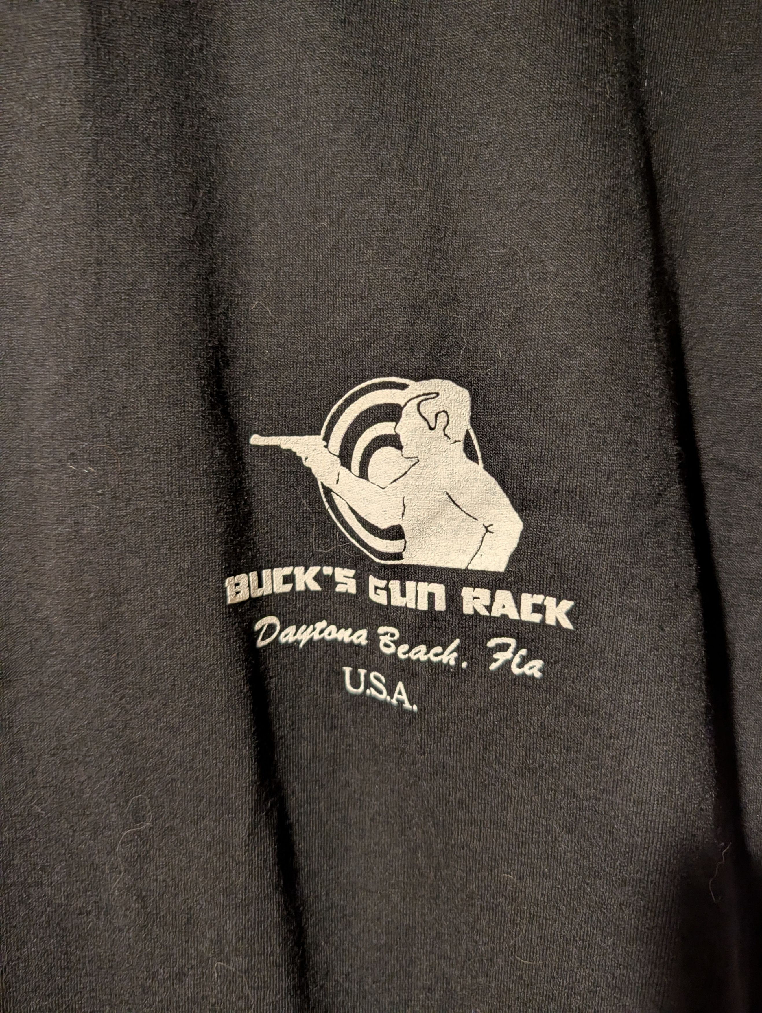 Hanes Vintage 80s Buck's Gun Rack Daytona Shirt Kennedy Political Size US L / EU 52-54 / 3 - 4 Thumbnail