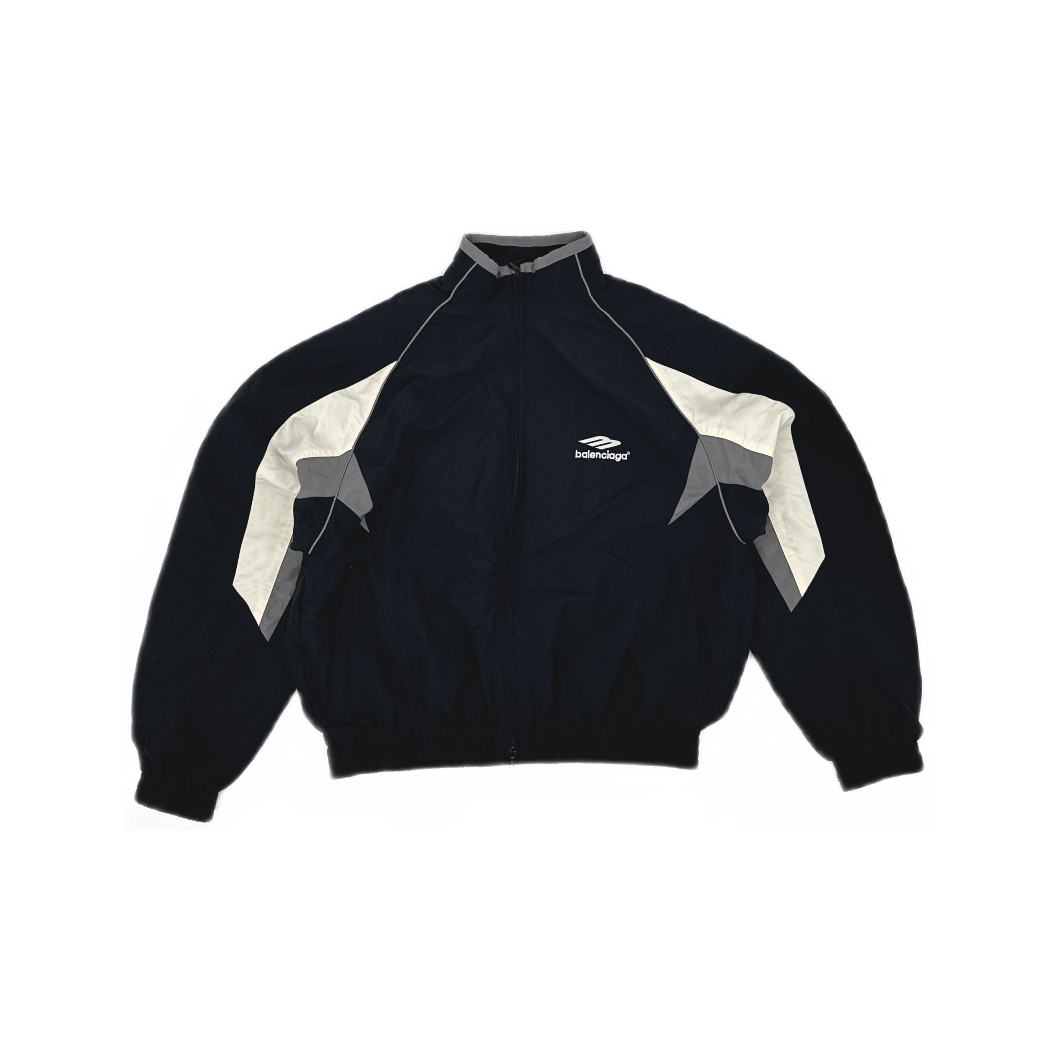 Balenciaga Balenciaga Men's Black Soccer Paris Track Jacket Size