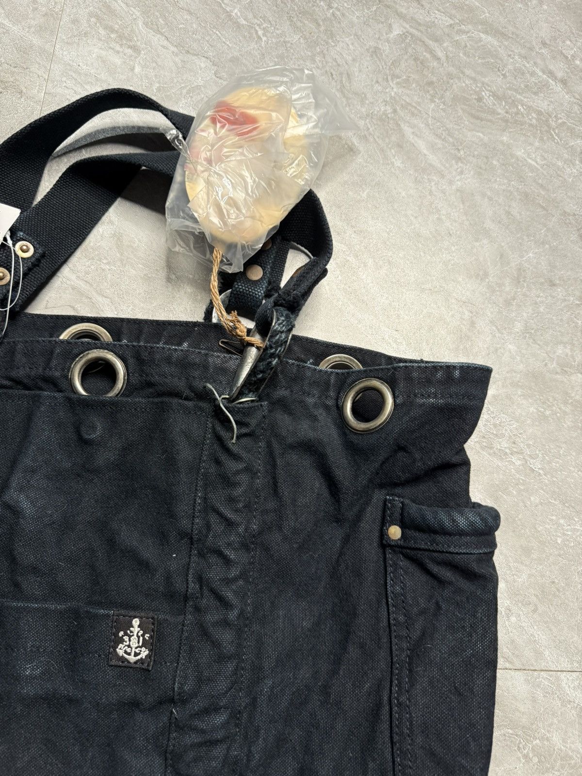 Ralph Lauren RL S/S 10 Indigo Dyed Marine Eqpt Heavy Canvas Tote Size ONE SIZE - 2 Thumbnail