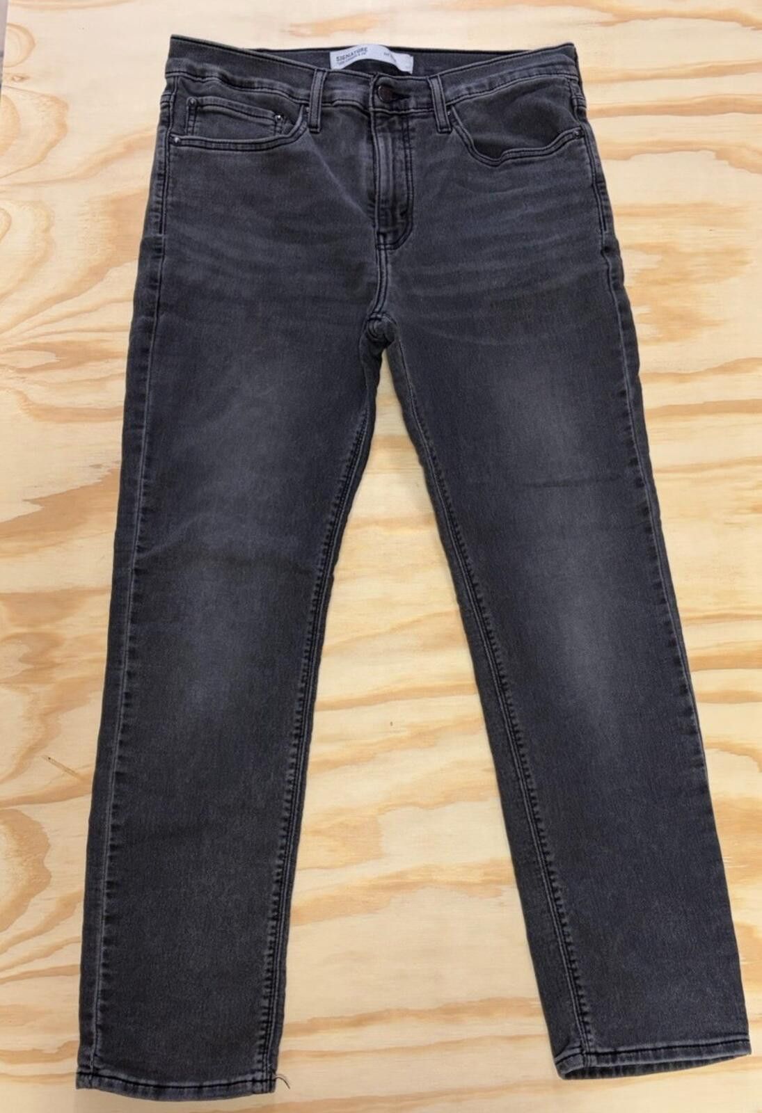 Levi's Men’s Levi Signature S 37 Slim Grey Skinny Jean Pants Size US 34 / EU 50 - 1 Thumbnail
