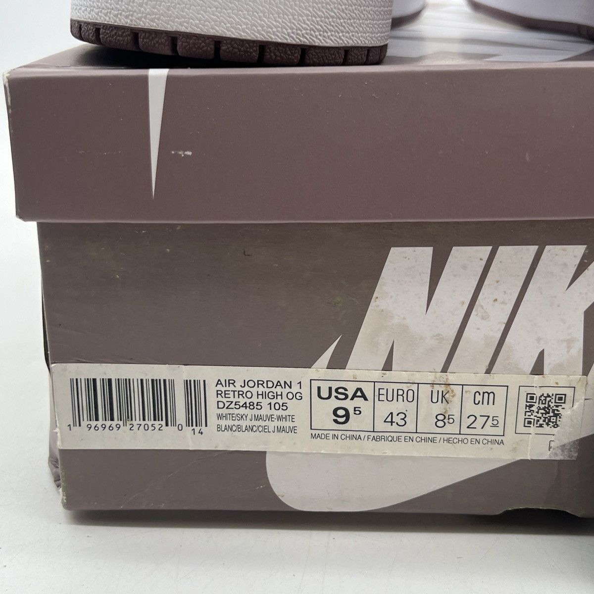 Nike Air Jordan 1 high mauve Size US 9.5 / EU 42-43 - 6 Thumbnail
