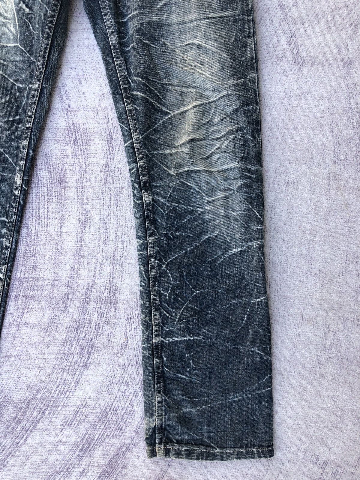 Japanese Brand × Jean Vintage Clothing Double Waist Jeans/Denim Size US 29 - 3 Thumbnail