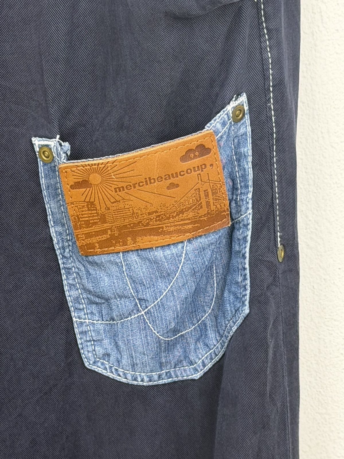 mercibeaucoup Vintage Mercibeaucoup Issey Miyake Patchwork Pant Size US 30 / EU 46 - 4 Thumbnail