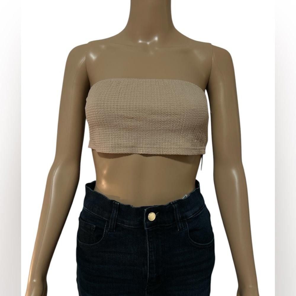 Shein Women's Tan Tube Top Size M / US 6-8 / IT 42-44 - 1 Thumbnail
