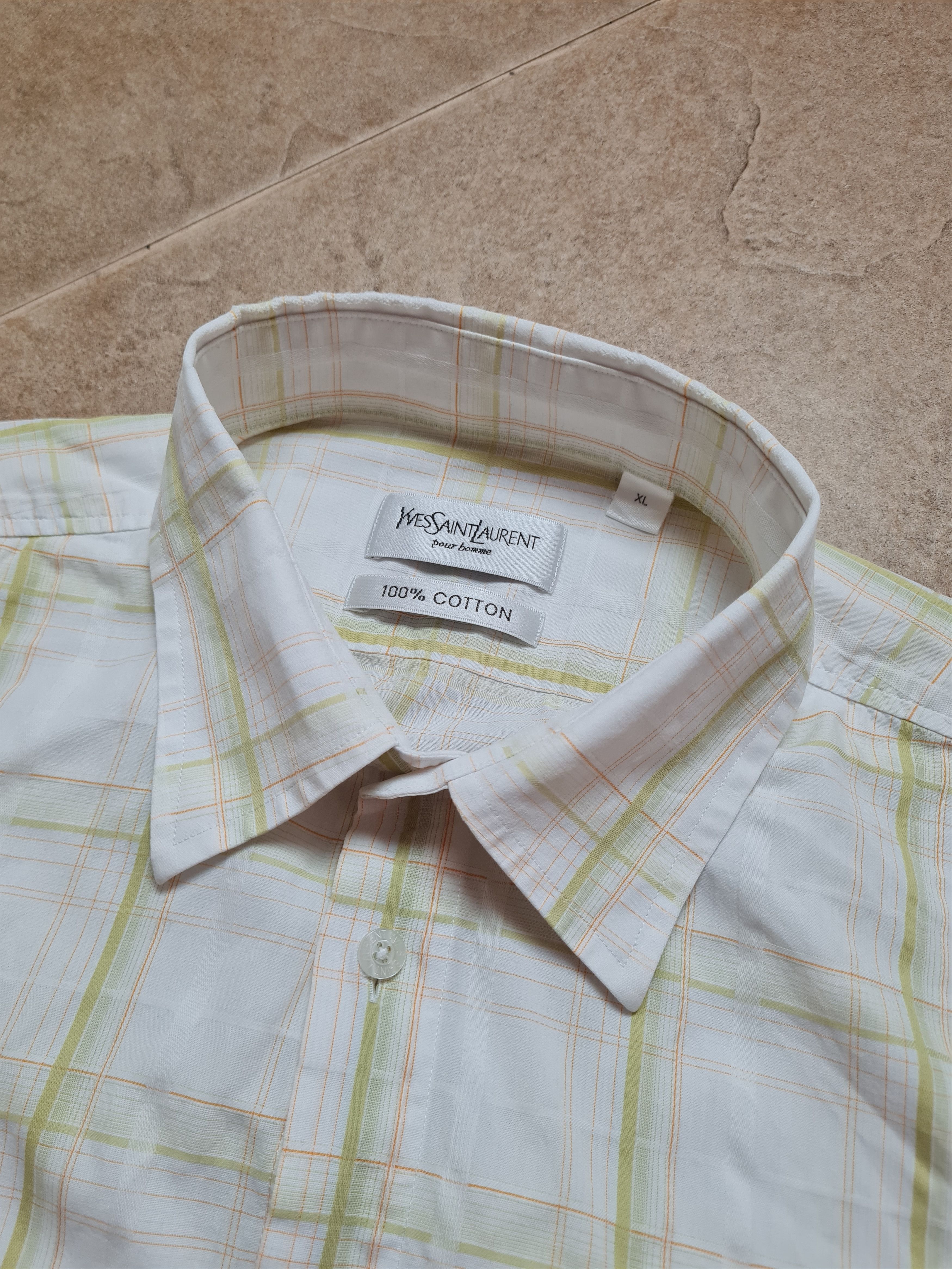 Yves Saint Laurent 90s Yves Saint Laurent YSL Shirt Rare Retro Hype Cheimse Size US XL / EU 56 / 4 - 14 Thumbnail