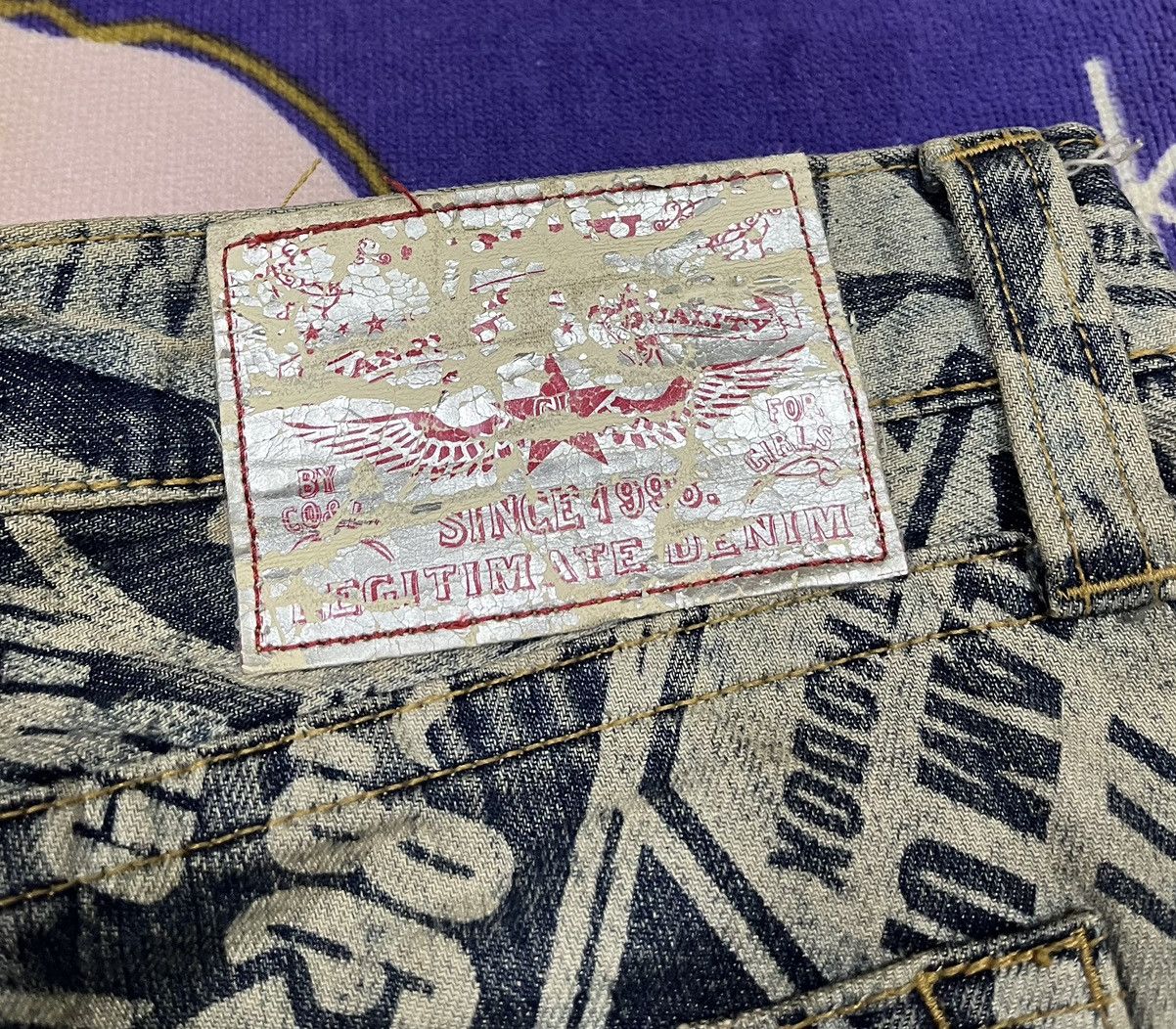 Japanese Brand 💸BindingOffer💸 CO&LU Rare Design Denim Pant Size US 32 / EU 48 - 10 Thumbnail