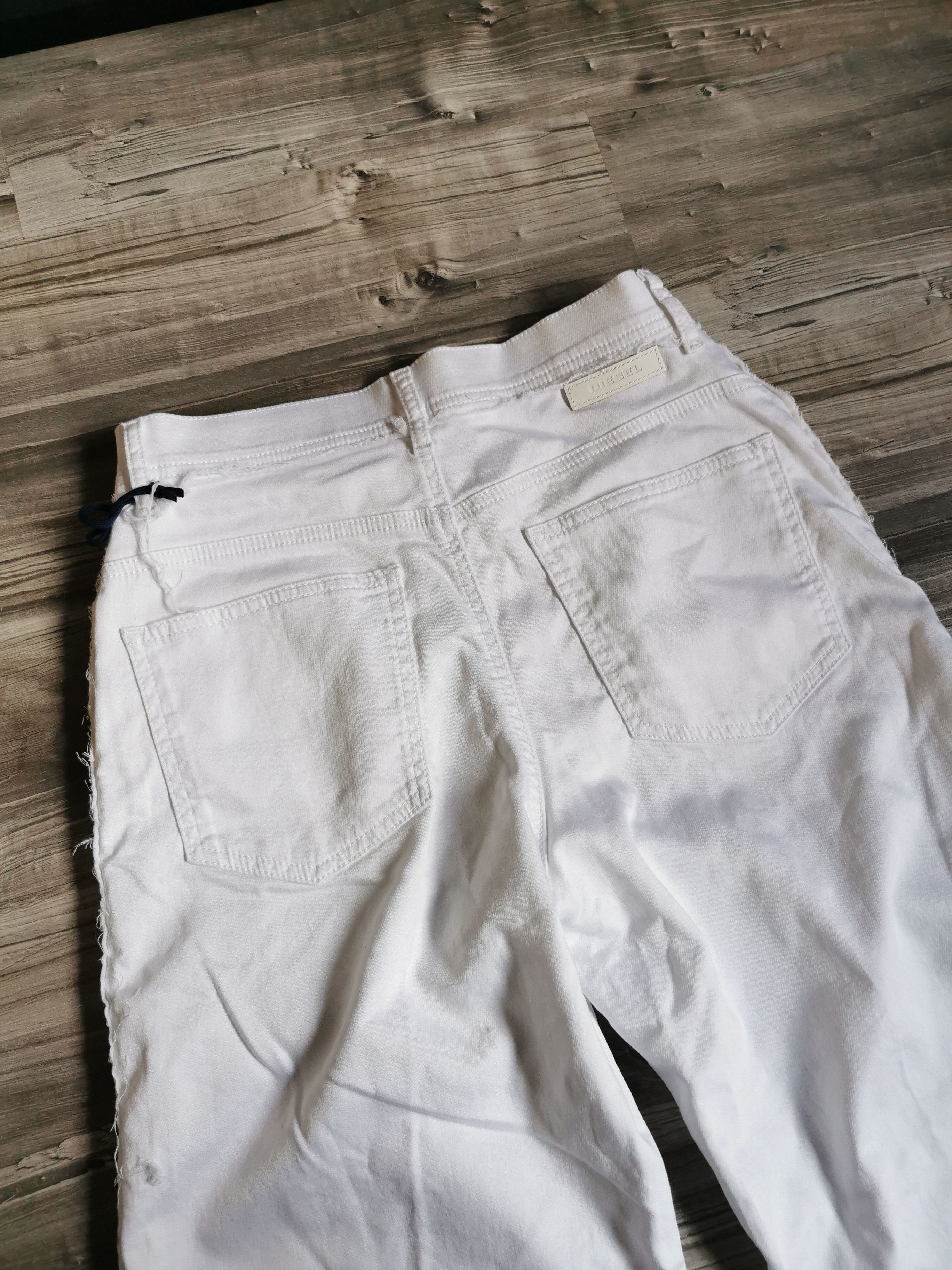Diesel New white pants Diesel 27 Size 27" / US 4 / IT 40 - 3 Thumbnail