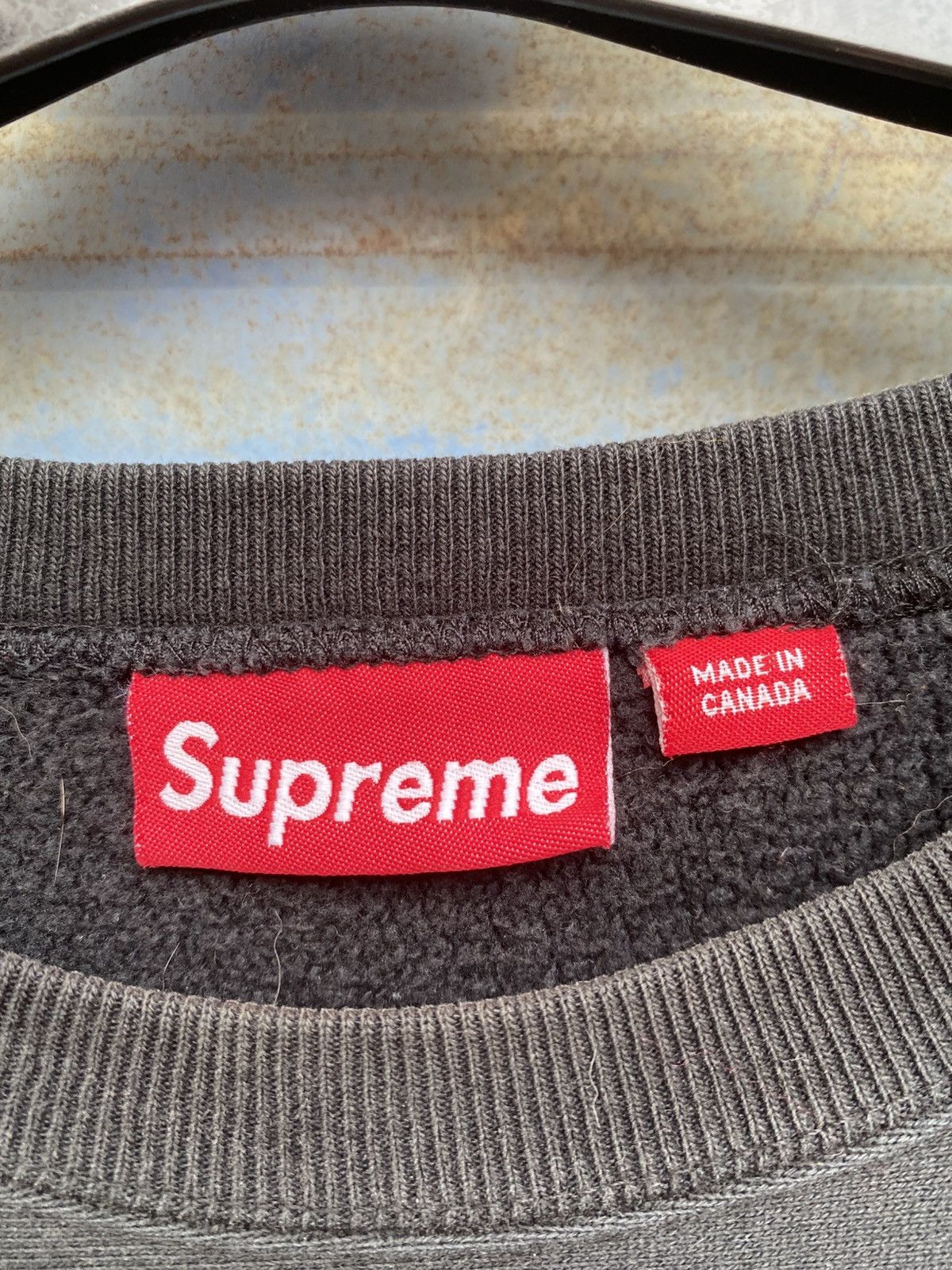 Supreme 1999 Supreme Black Box Logo X Large Crewneck Size US XL / EU 56 / 4 - 9 Thumbnail