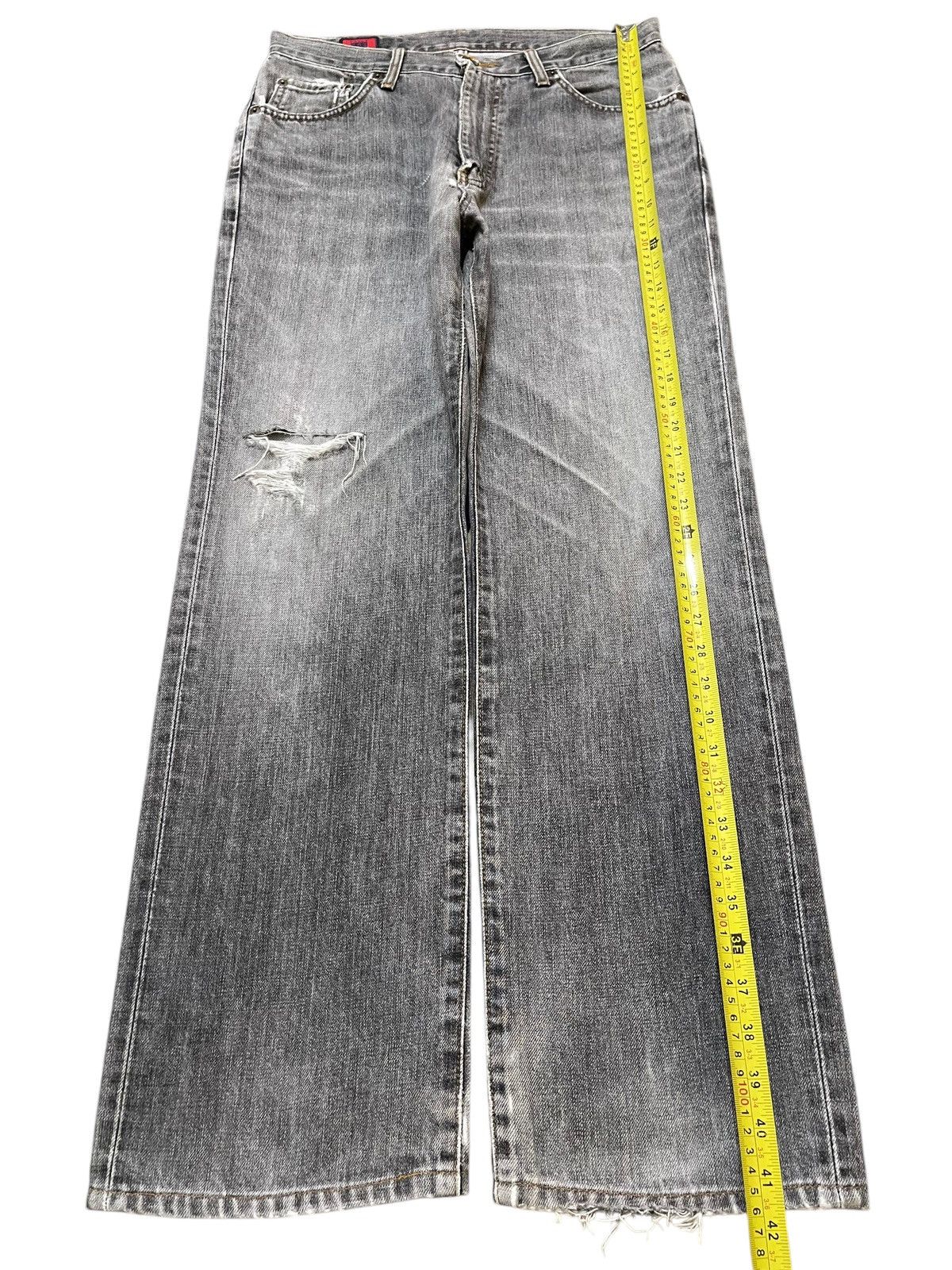 Edwin Vintage Edwin 503 Faded Wash Style Distressed Baggy Jeans Size US 31 - 13 Thumbnail