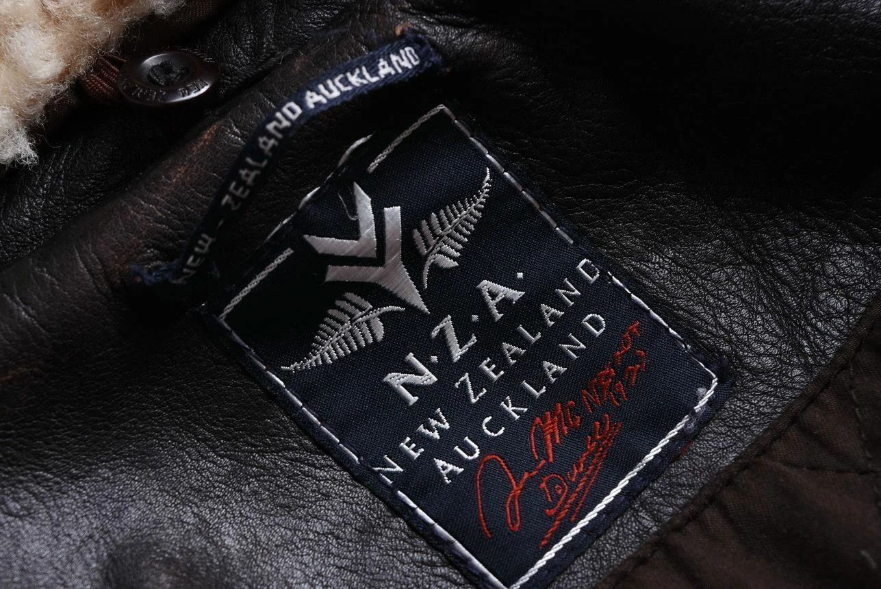 New Zealand Outback NZA New Zealand Auckland Brown Leather Bomber Flight Jacket Size US XXL / EU 58 / 5 - 6 Thumbnail