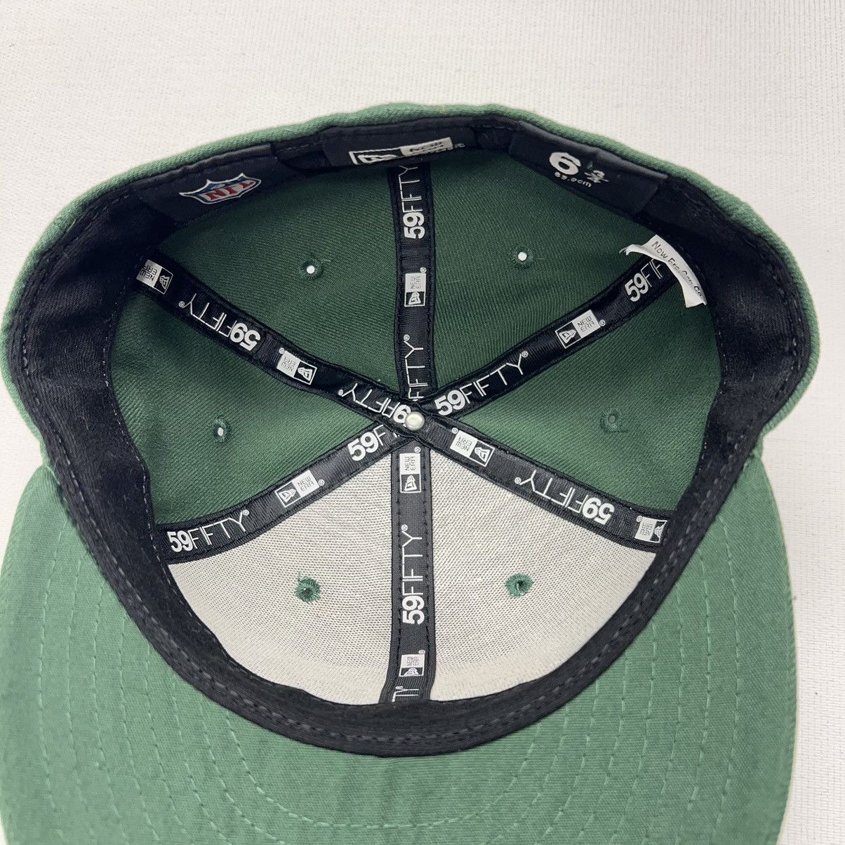 NFL × New Era Jets New Era Hat Mens 6 3/4 Green 59FIFTY Fitted Cap NFL Size ONE SIZE - 12 Thumbnail