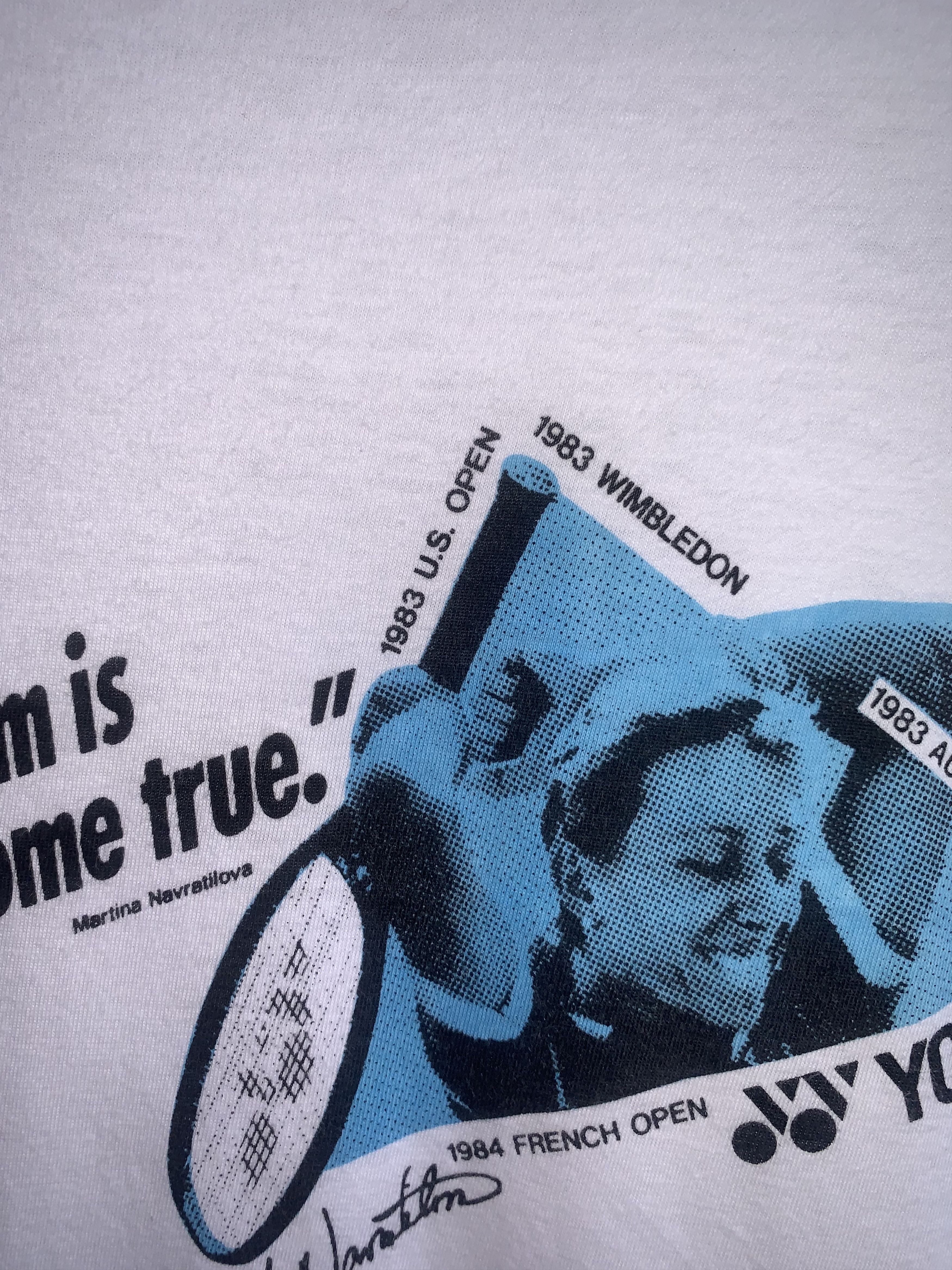 Vintage MARTINA NAVRATILOVA Vintage 1983's Tennis Yonex Shirt Size US M / EU 48-50 / 2 - 4 Thumbnail