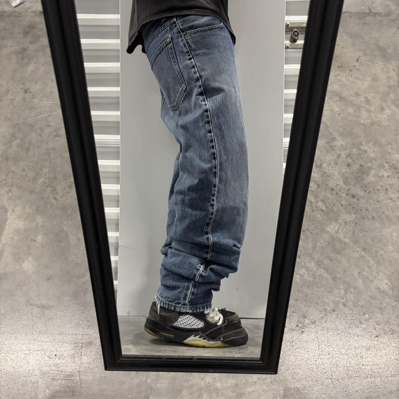 Japanese Brand × Vintage Crazy Vintage Y2K/2000s Grunge Faded Wash Distressed Denim Jeans! Size US 32 / EU 48 - 2 Thumbnail