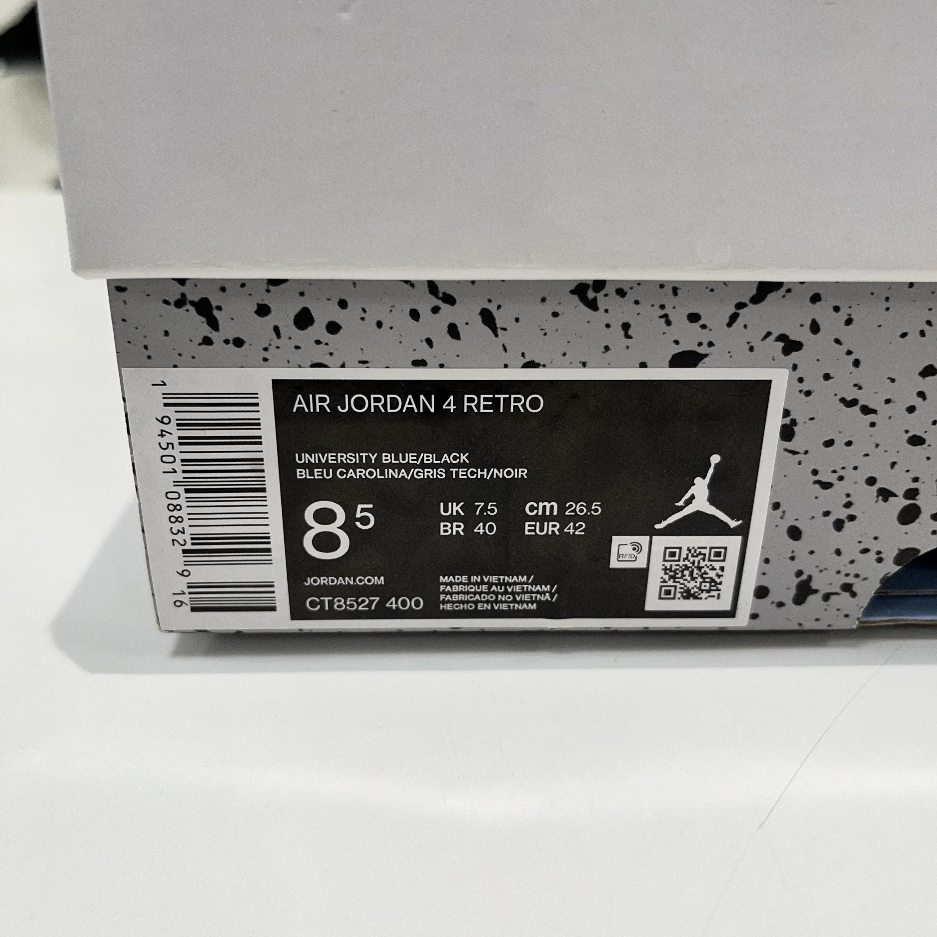 Nike Air Jordan 4 University Blue Size US 8.5 / EU 41-42 - 16 Thumbnail