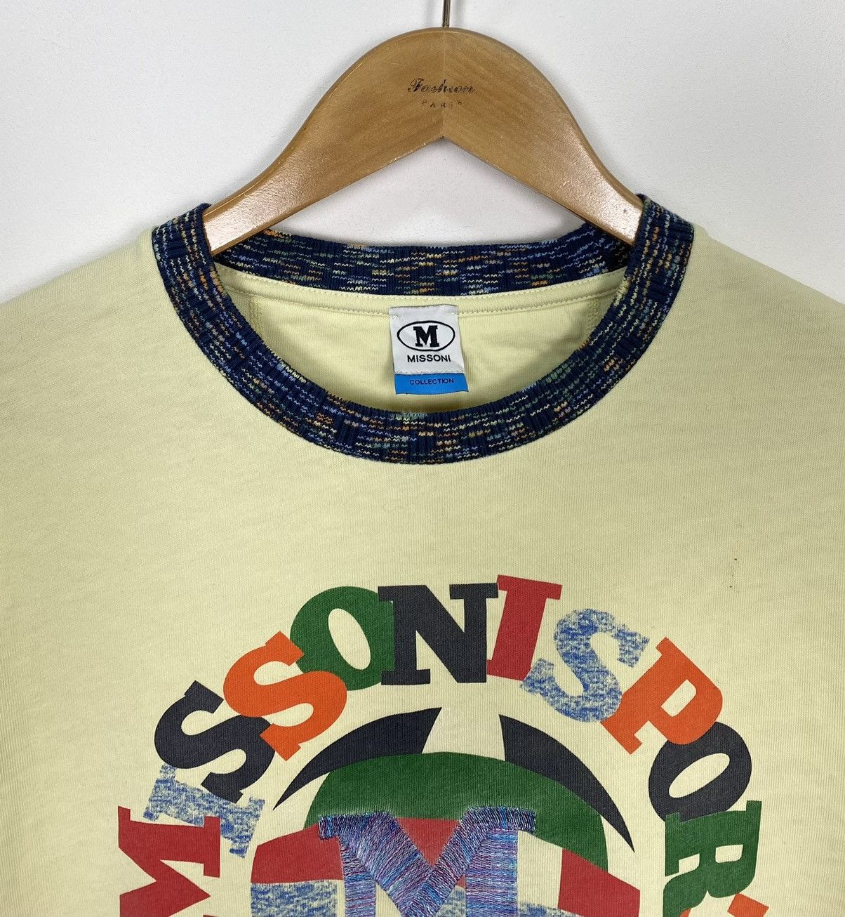 Missoni Missoni Sport Collection Crew Neck T-shirt Embroidered Logo Size US S / EU 44-46 / 1 - 2 Thumbnail