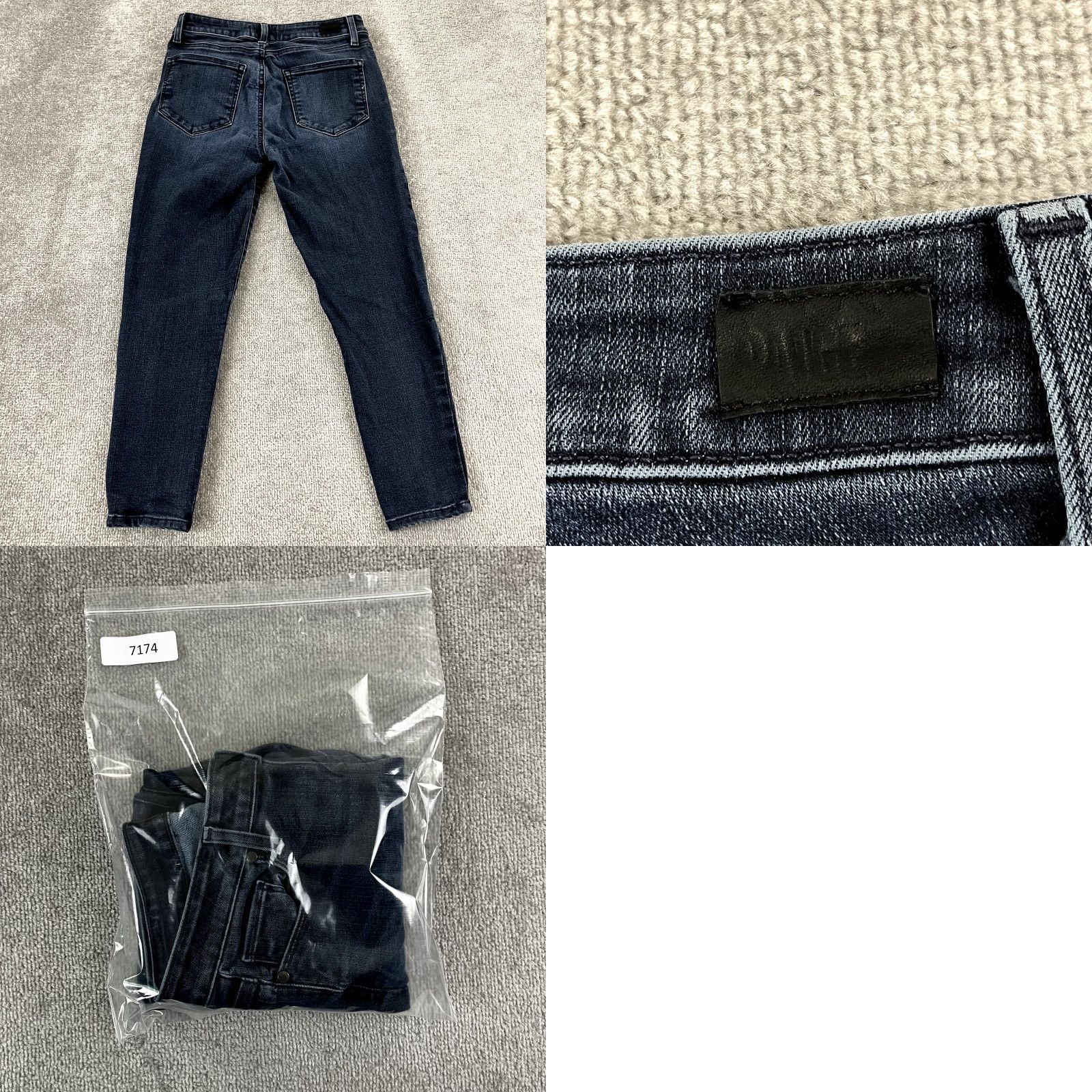 Paige PAIGE Jeans Womens 28 Blue Verdugo Crop 26" Tapered Denim Stretch USA Jeans Verdugo Size 28" / US 6 / IT 42 - 9 Thumbnail