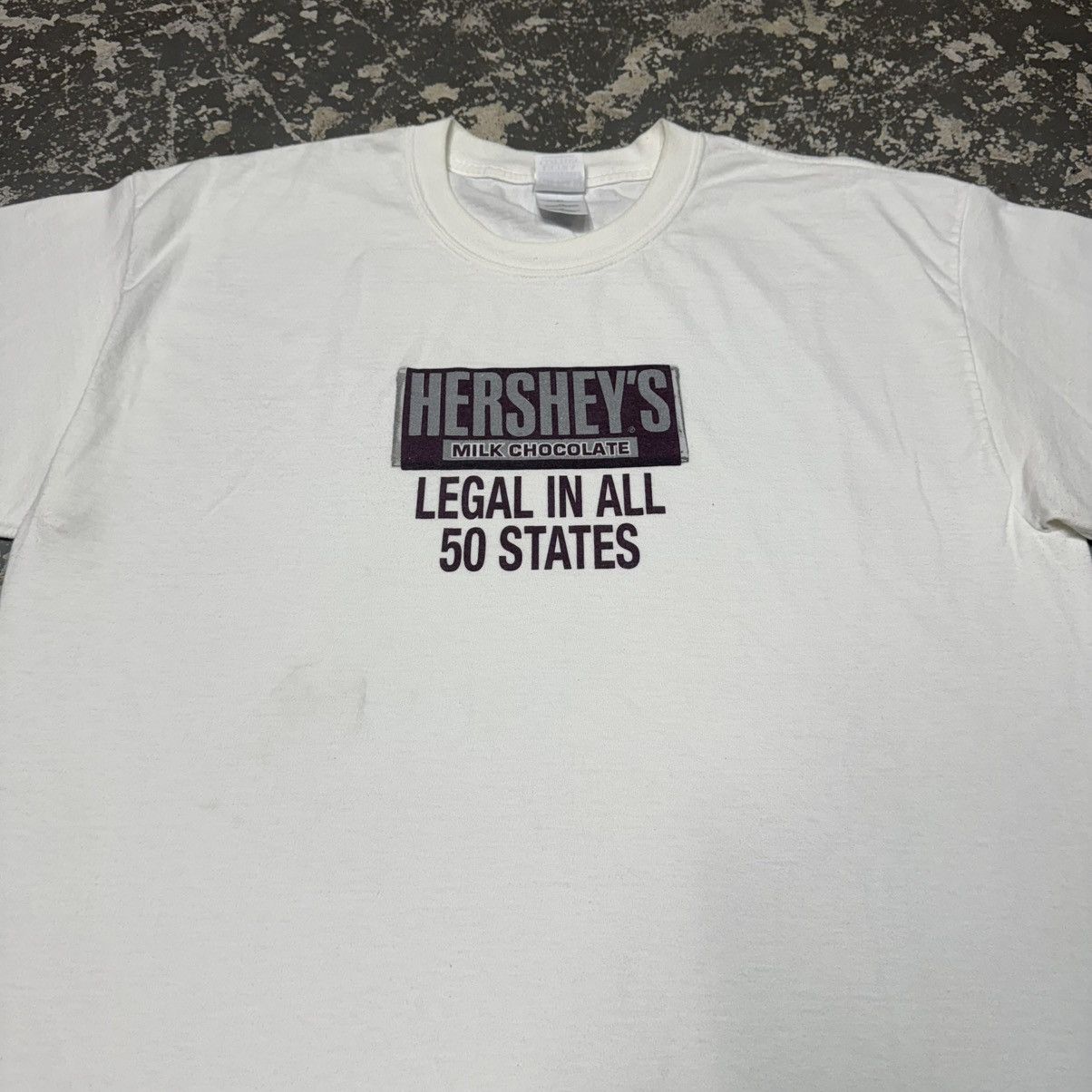 Vintage Vintage Hershey’s Milk Chocolate Legal In All 50 States Fun Size US XL / EU 56 / 4 - 8 Thumbnail