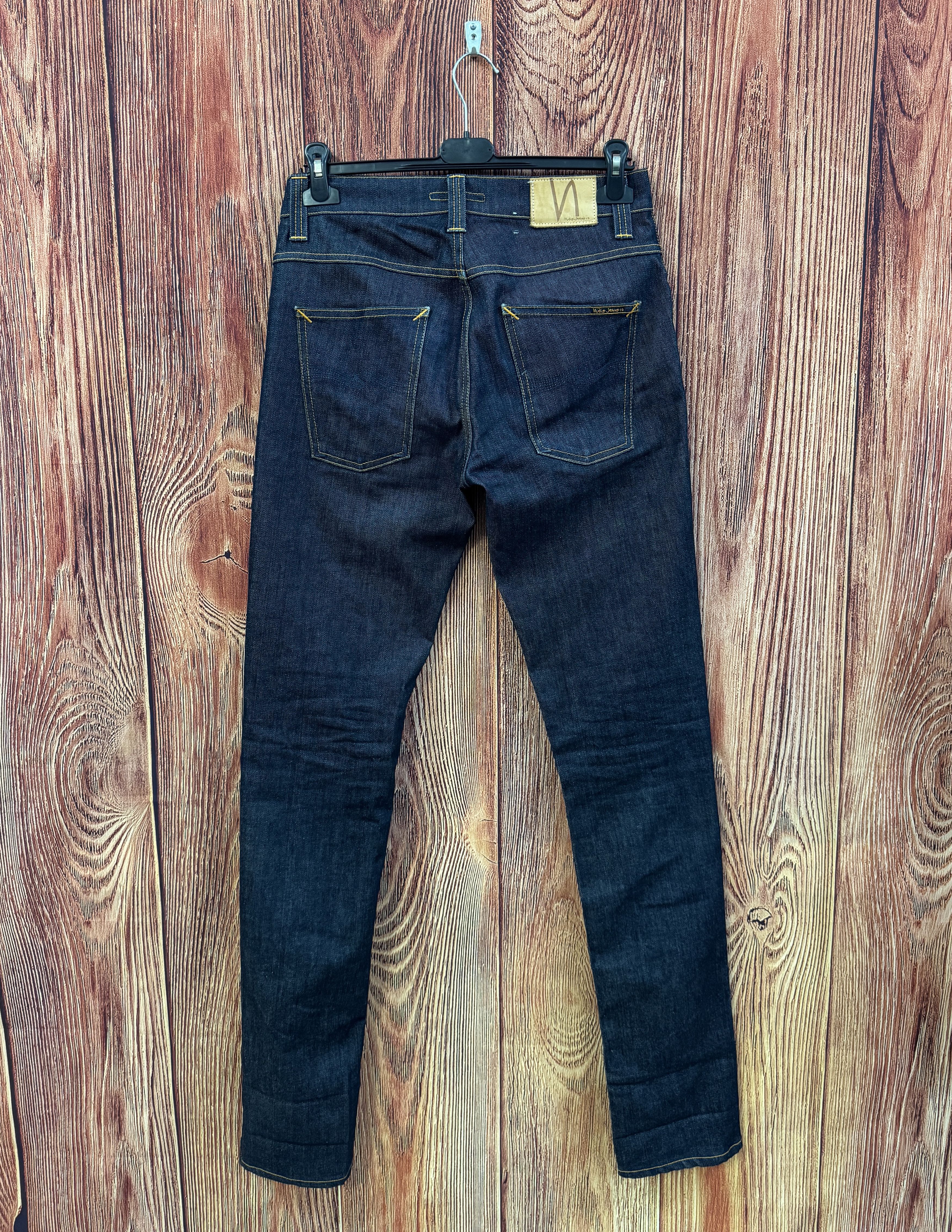 Nudie Jeans Nudie Jeans Grim Tim Indigo Dry Navy Made in Italy W32 L36 Size US 32 / EU 48 - 4 Thumbnail
