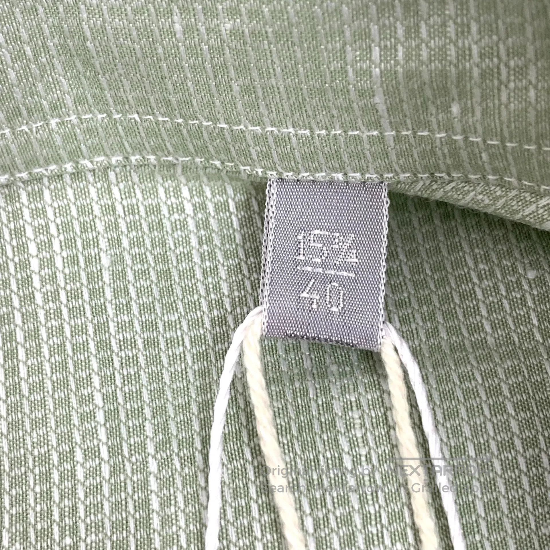 Stefano Ricci Stefano Ricci Light Green Cotton Collar Short Sleeve Shirt Size S / US 4 / IT 40 - 6 Thumbnail
