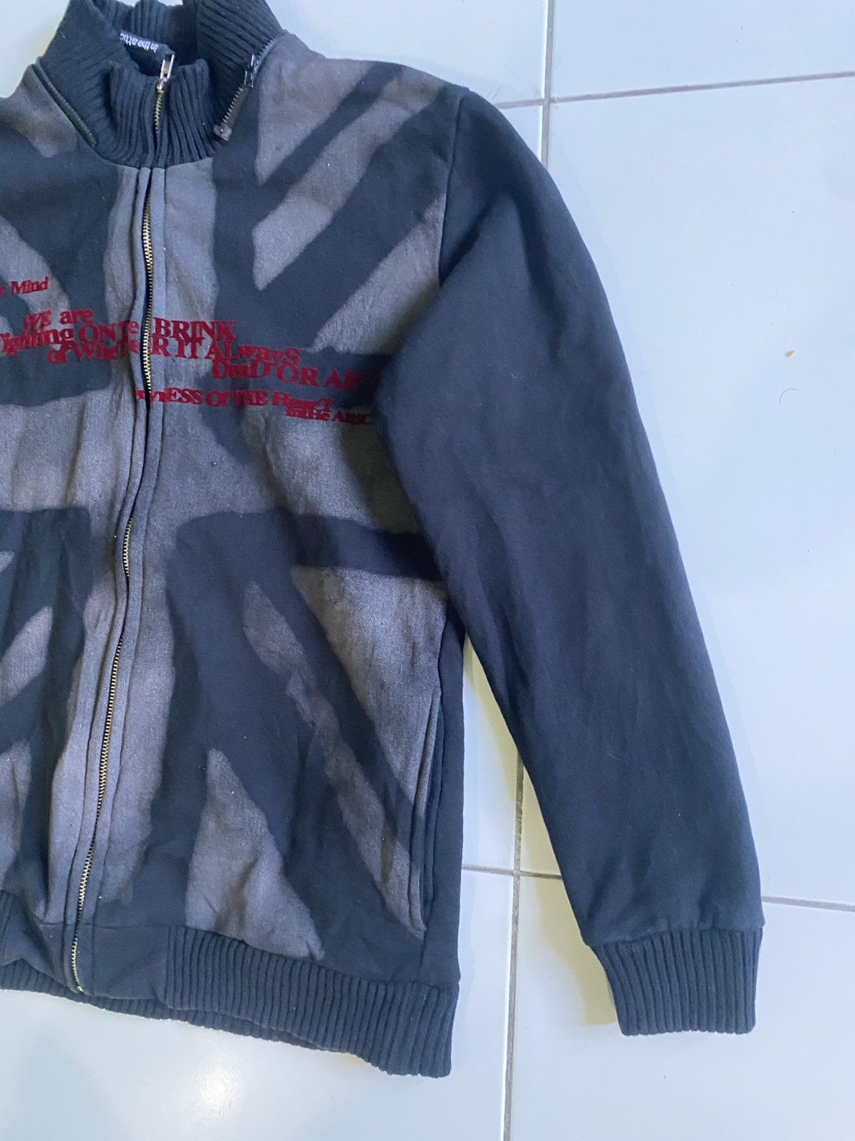 In The Attic Vintage In the Attic Dept Never mind zip up Sweaters Size US M / EU 48-50 / 2 - 3 Thumbnail