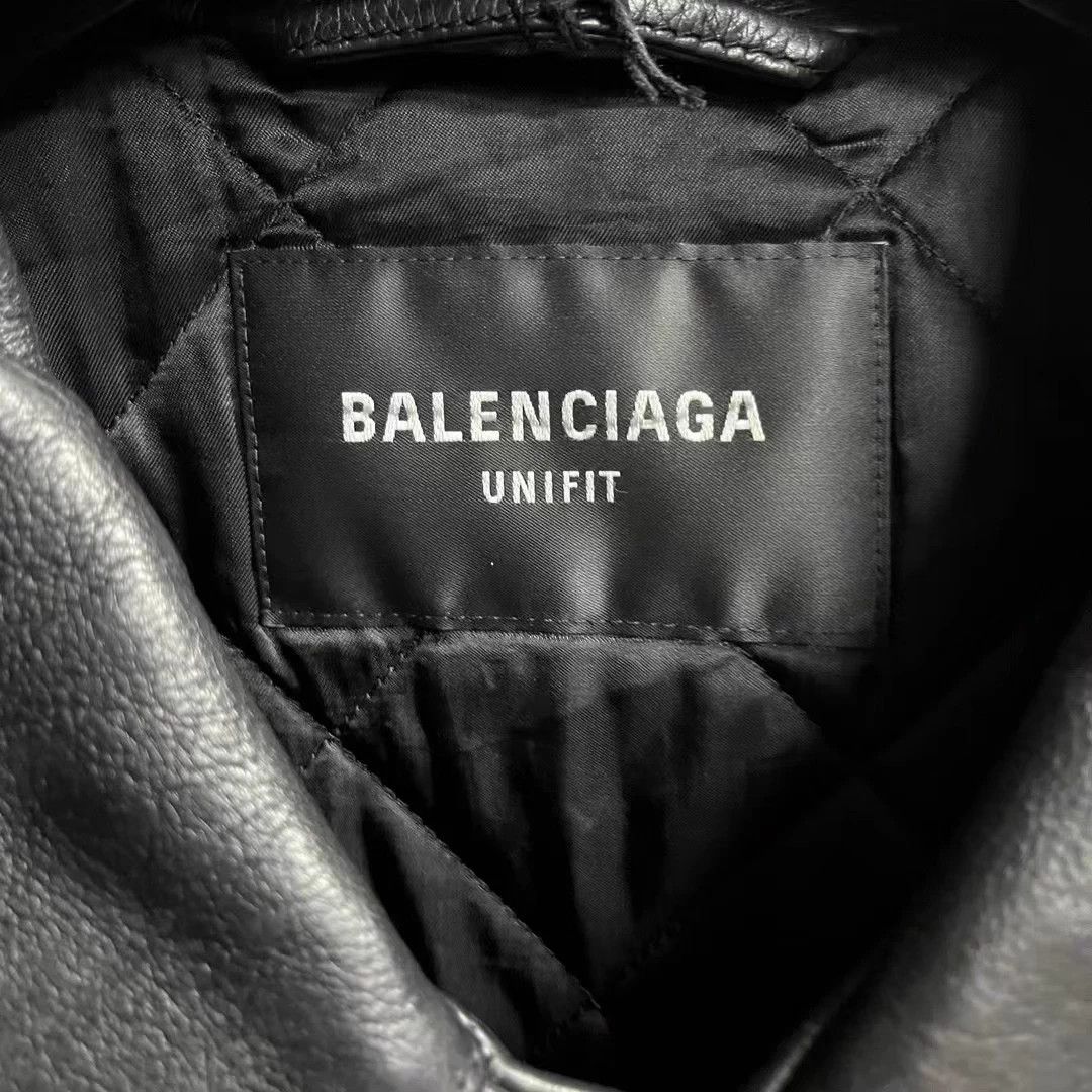 Balenciaga Balenciaga Black Lapel SB Leather Jacket S Size US S / EU 44-46 / 1 - 3 Thumbnail