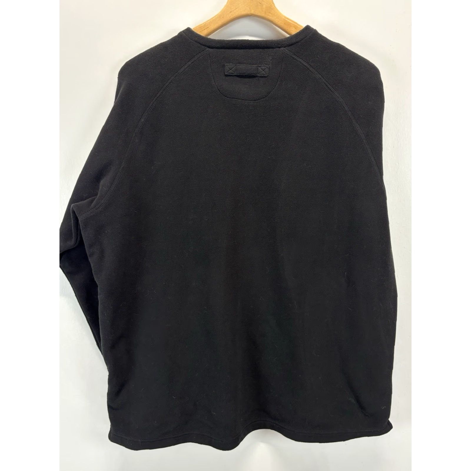 Vintage Duluth Trading Co Heavy Fleece Pullover Sz XLarge Men’s Black Vneck Size US XL / EU 56 / 4 - 3 Thumbnail