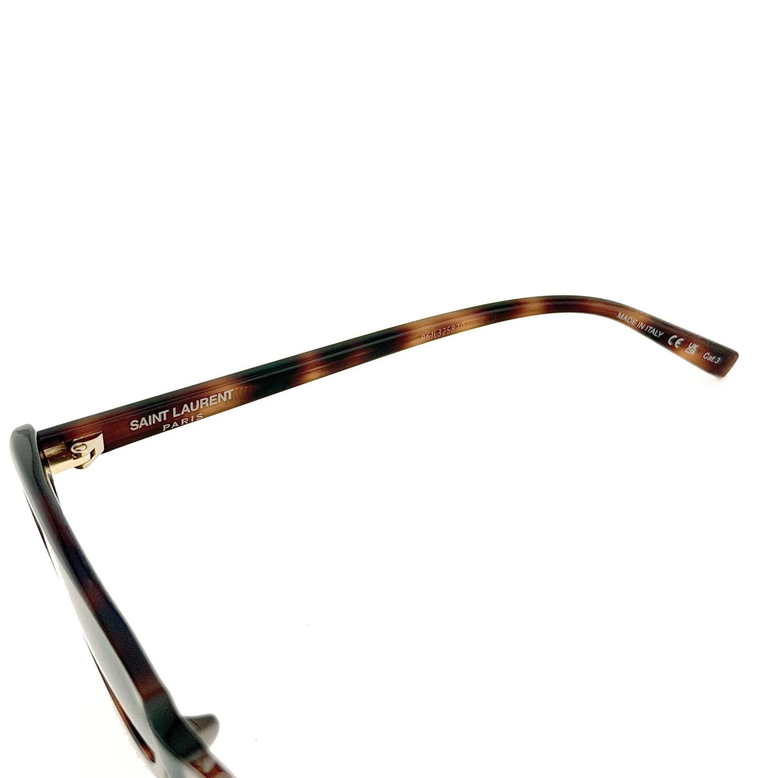 Saint Laurent Paris SAINT LAURENT SHADE SL 822 SL822 Brown Havana Sunglasses 002 Size ONE SIZE - 7 Thumbnail