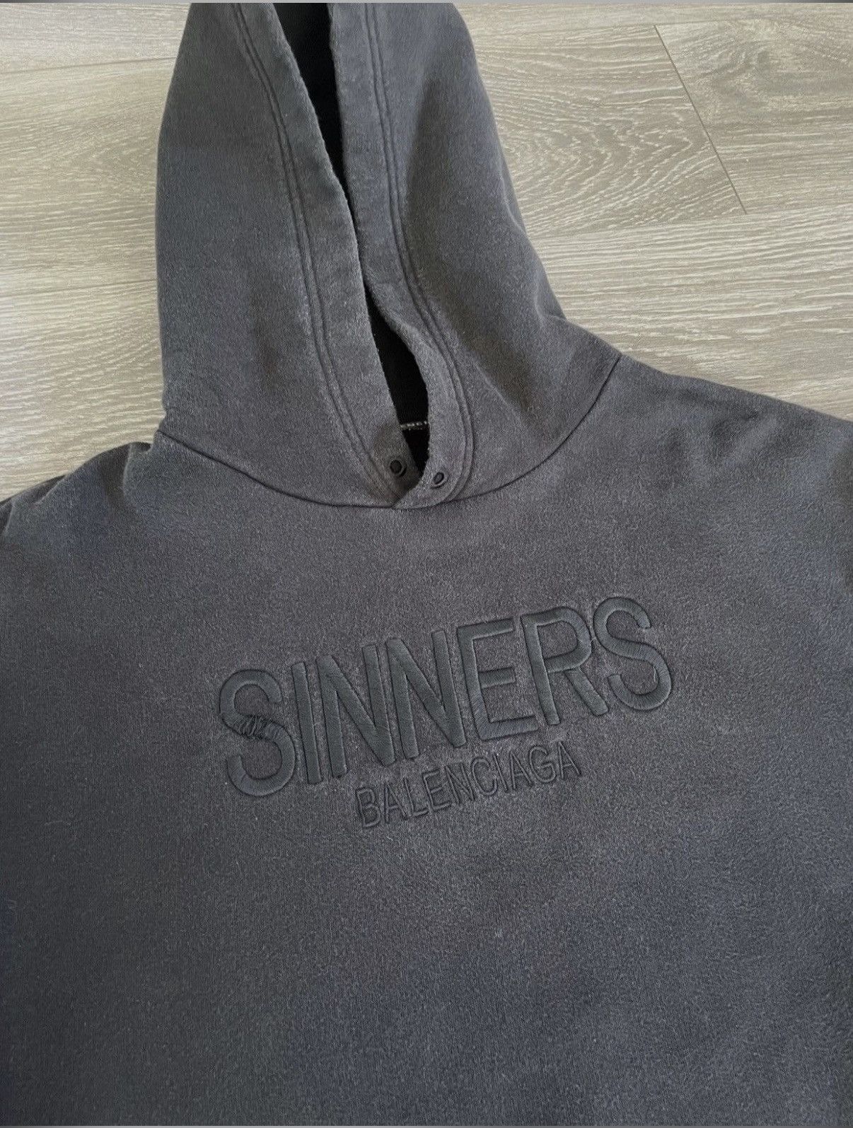 Balenciaga Balenciaga sinners hoodie Size US S / EU 44-46 / 1 - 3 Thumbnail