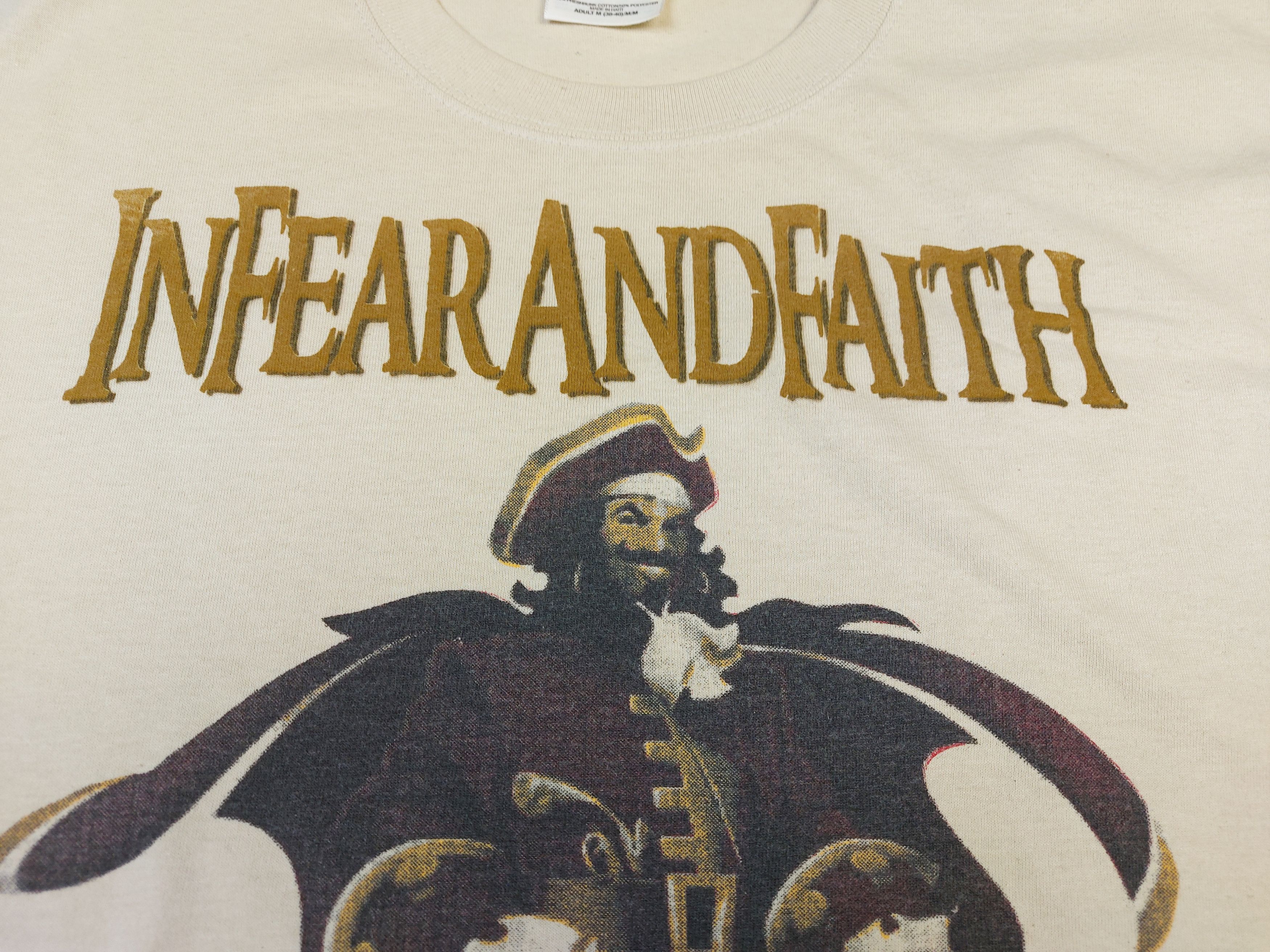 Band Tees × Vintage Vintage IN FEAR AND FAITH Band ORIGINAL PARTY KREW TEE Size US M / EU 48-50 / 2 - 3 Thumbnail