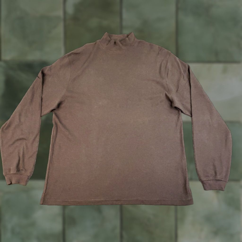 Jos. A. Bank Jos A Bank Sweater Mens Large Brown Pullover Lightweight Mock Neck Casual Size US L / EU 52-54 / 3 - 1 Thumbnail