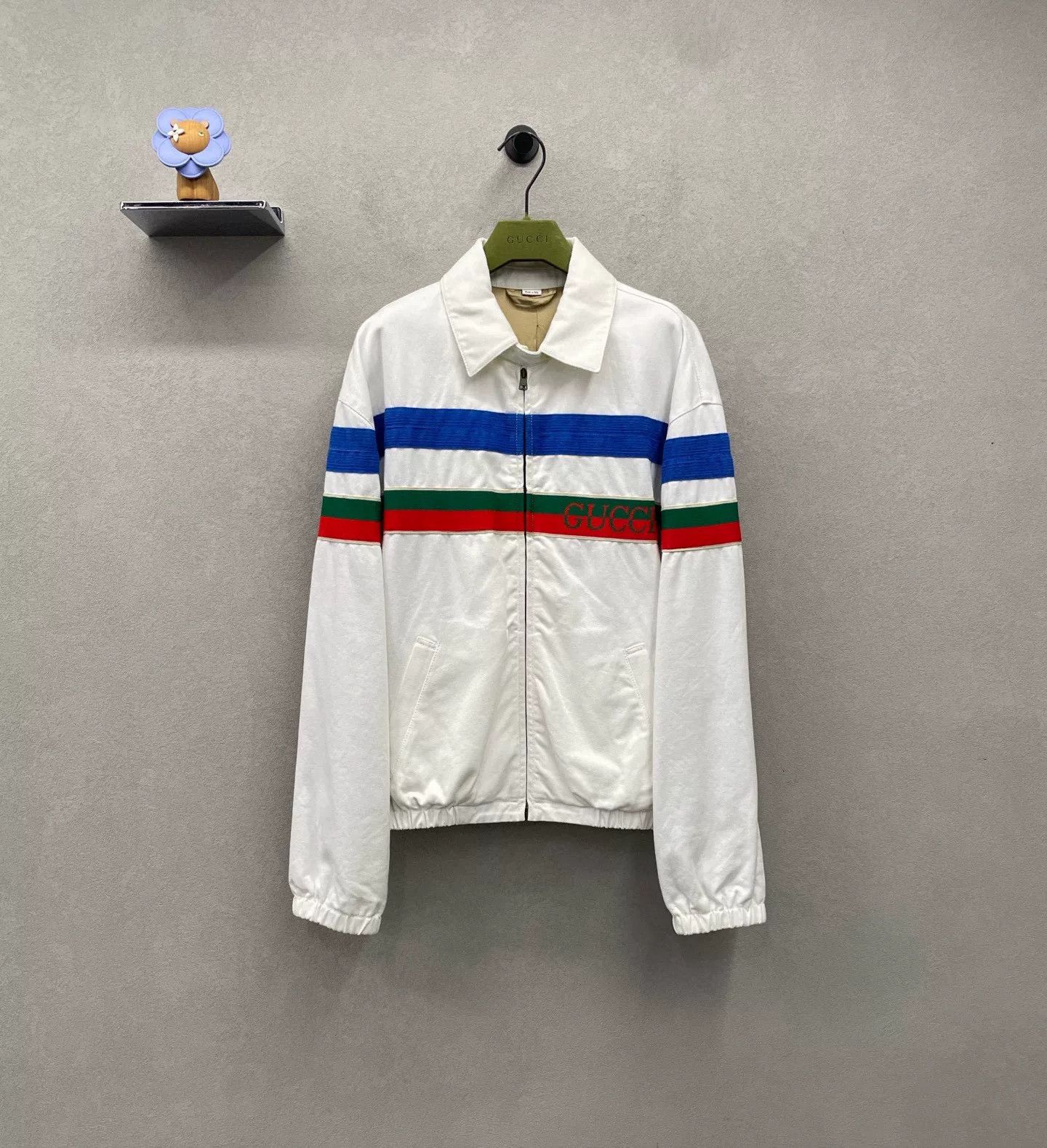 Gucci Gucci Striped White Jacket Size US S / EU 44-46 / 1 - 1 Thumbnail