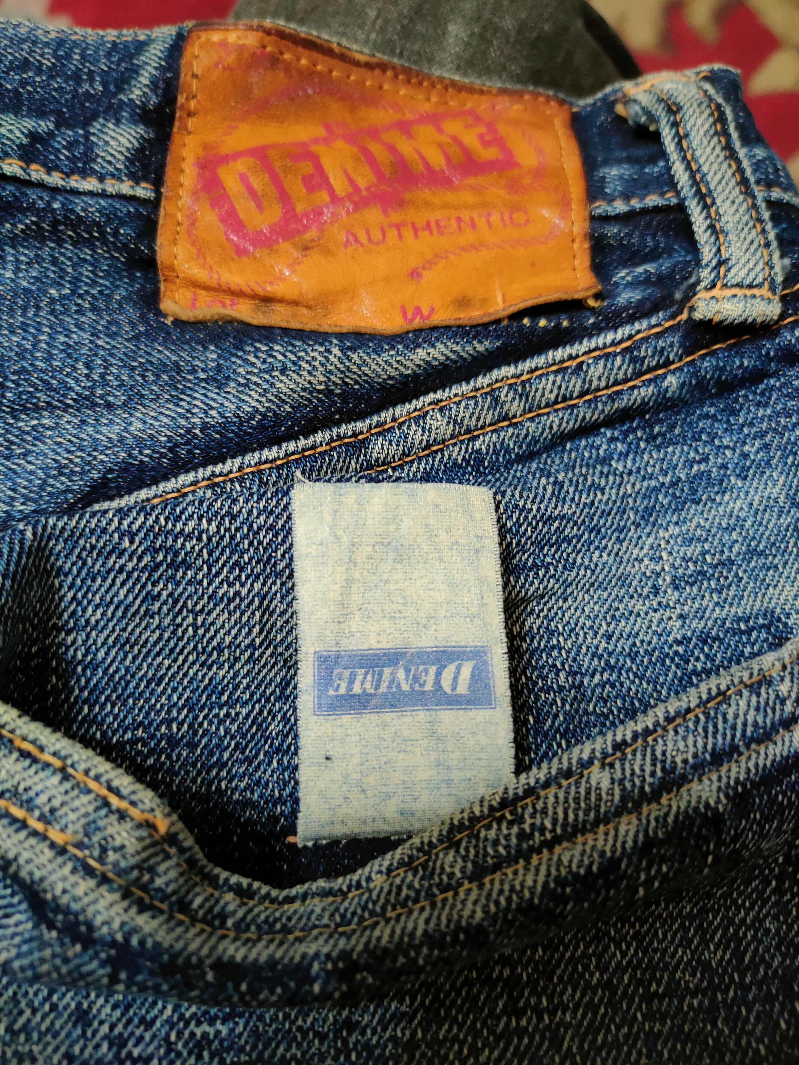Denime DL Denime Japan Vintage Distressed Ripped Jeans #S1705 Size US 31 - 15 Thumbnail