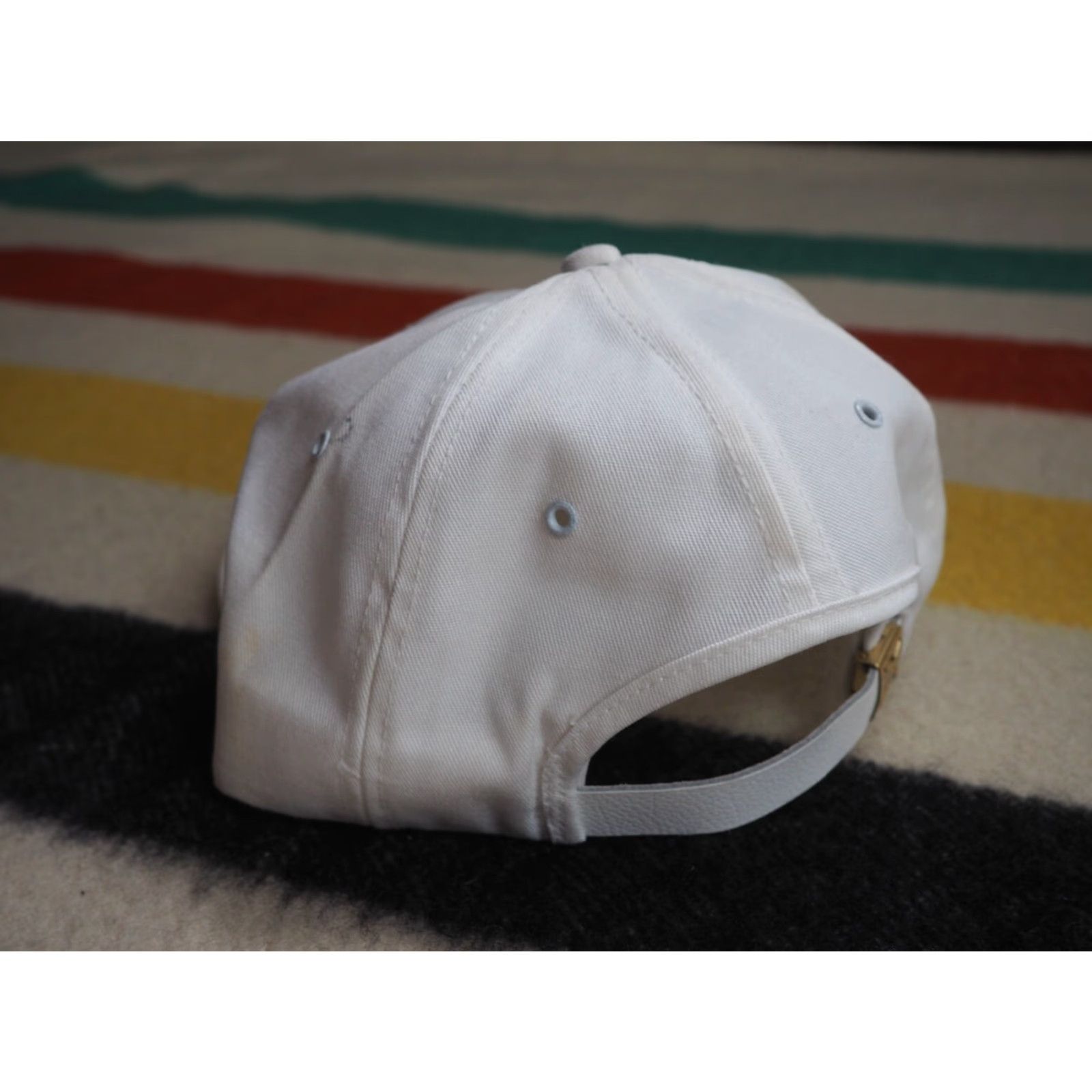 Vintage VTG 80s K-Brand Nitrogen Nitrofoam Chemical White Strapback Trucker Hat Cap OSFM Size ONE SIZE - 4 Thumbnail
