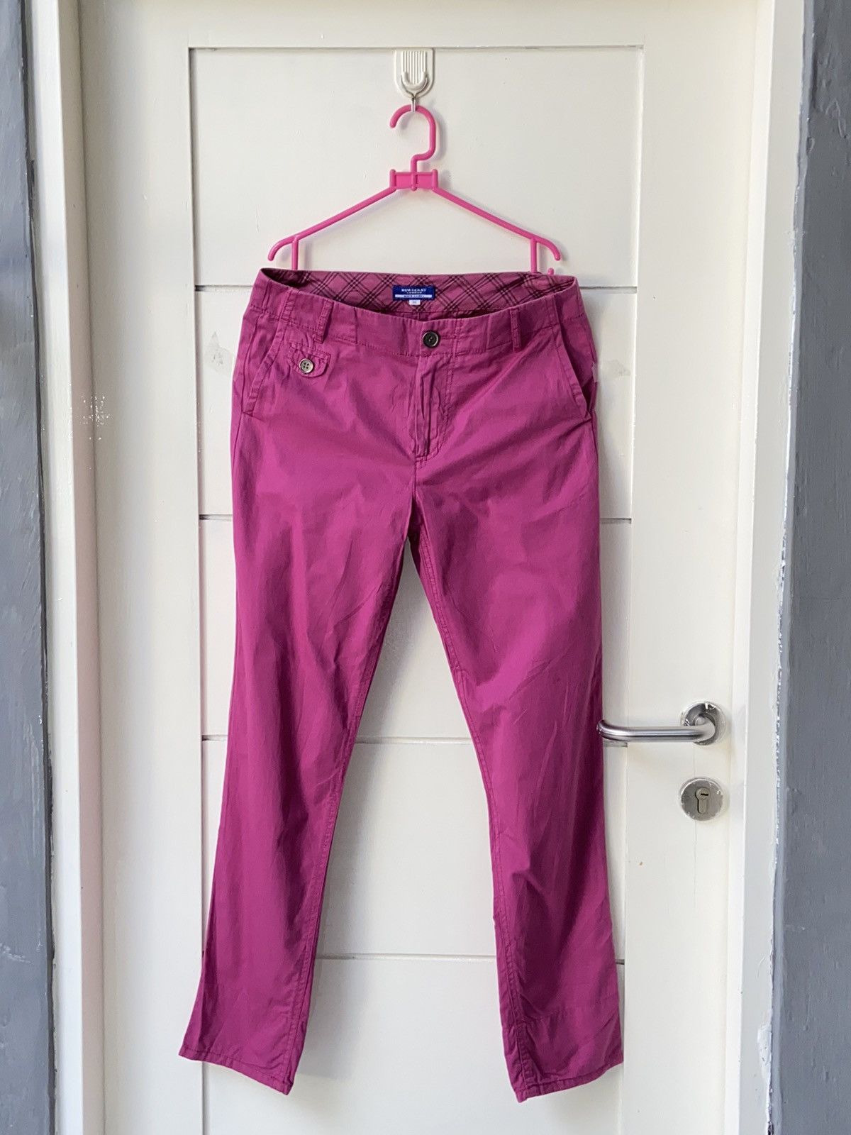 Burberry BURBERRY Pink Long Pants Size US 30 / EU 46 - 1 Thumbnail