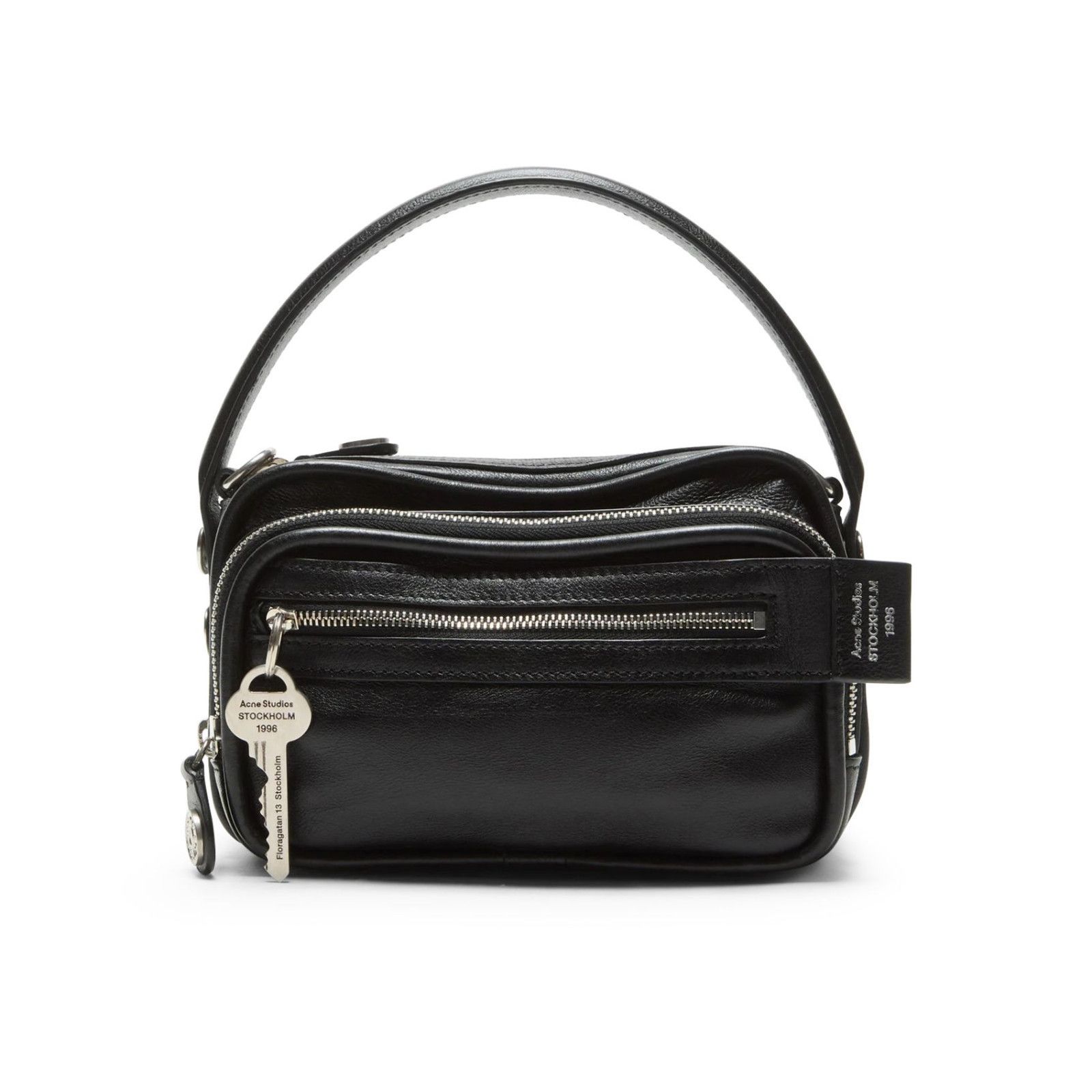 Acne Studios ACNE STUDIOS Camero Black Leather Shoulder Bag New Size ONE SIZE - 1 Thumbnail