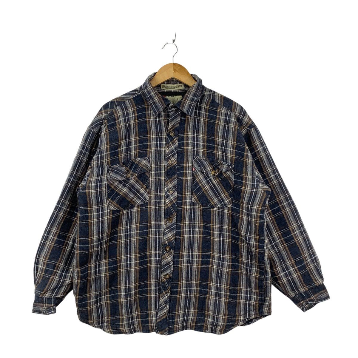 Levi's Vintage LEVIS STRAUSS USA Insulated Plaids Tartan Flannel Size US L / EU 52-54 / 3 - 4 Thumbnail