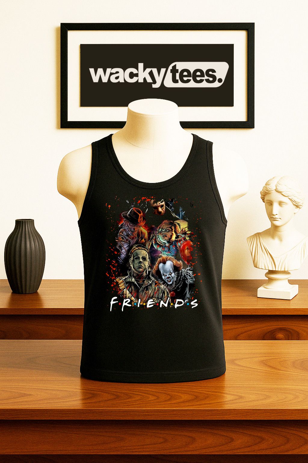 Other Friends Serial Killers Horror Terror 2 Graphic Tee Shirt Size US L / EU 52-54 / 3 - 2 Thumbnail