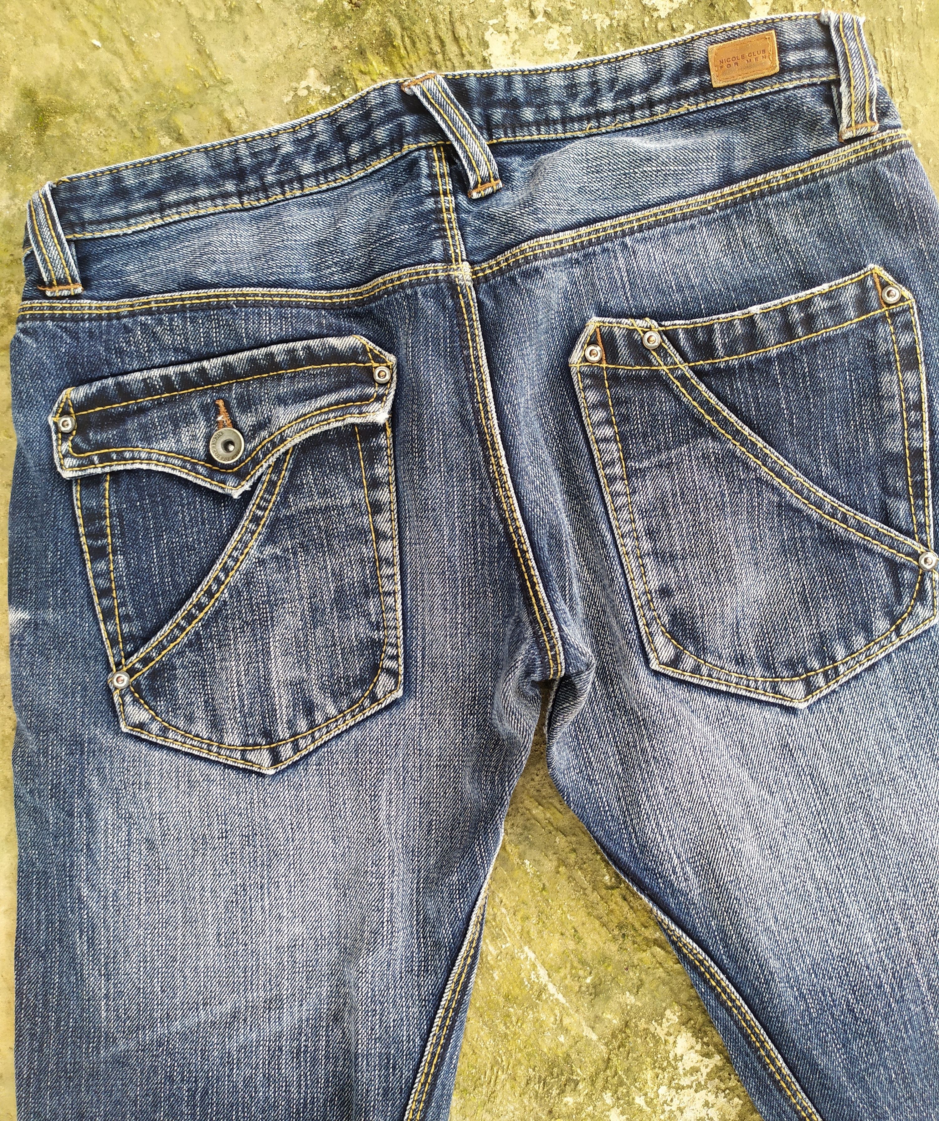 Tornado Mart NCFM Nicole Club For Men Flared Denim Pants Size US 32 / EU 48 - 8 Thumbnail