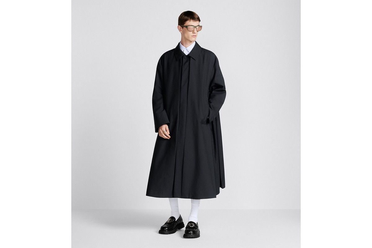Dior o1bcso1str0226 Long Coat in Blue Size US L / EU 52-54 / 3 - 4 Thumbnail