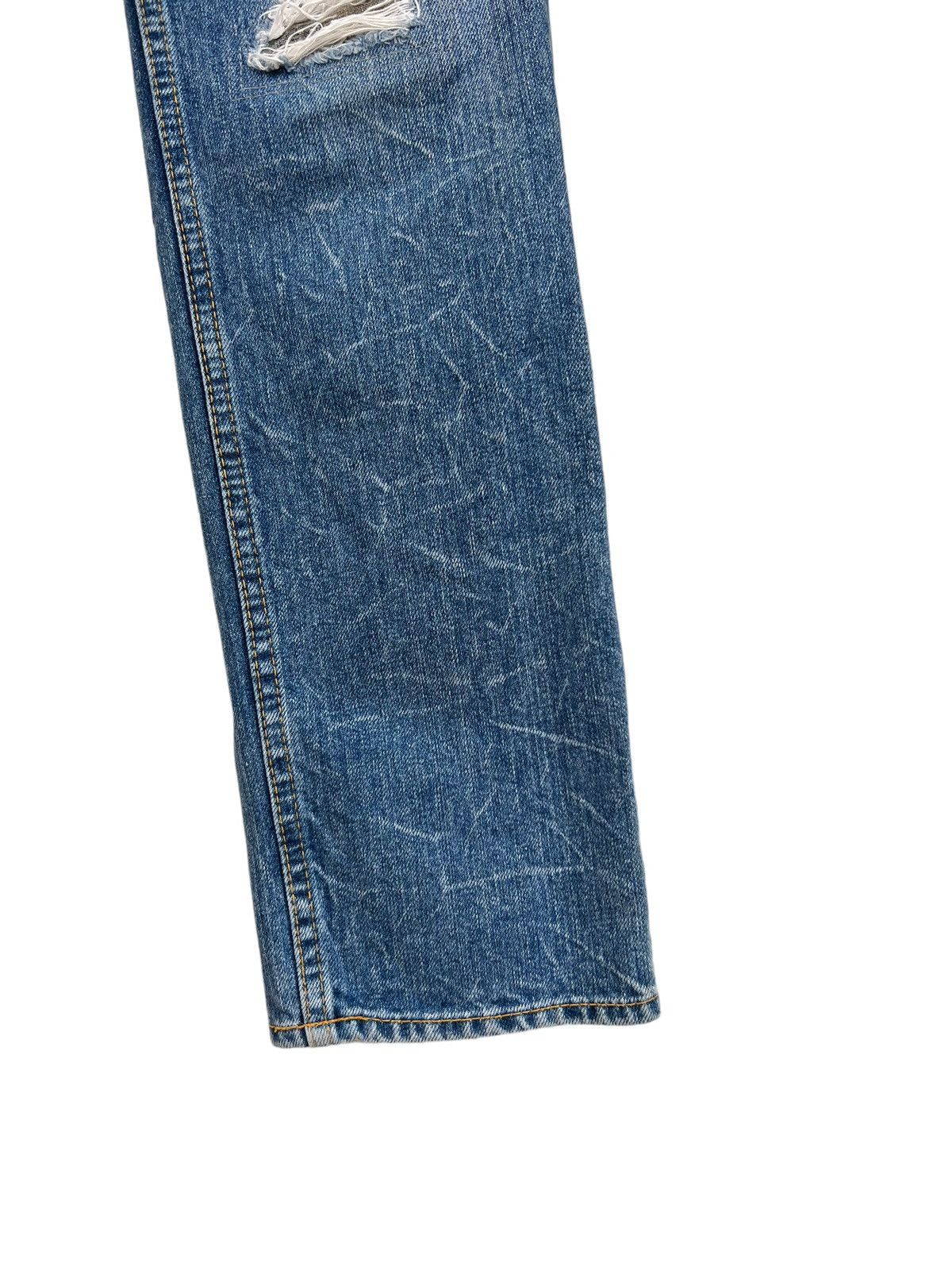 Vintage Antgauge Japan Double Waist Rips Distressed Denim Size US 29 - 13 Thumbnail