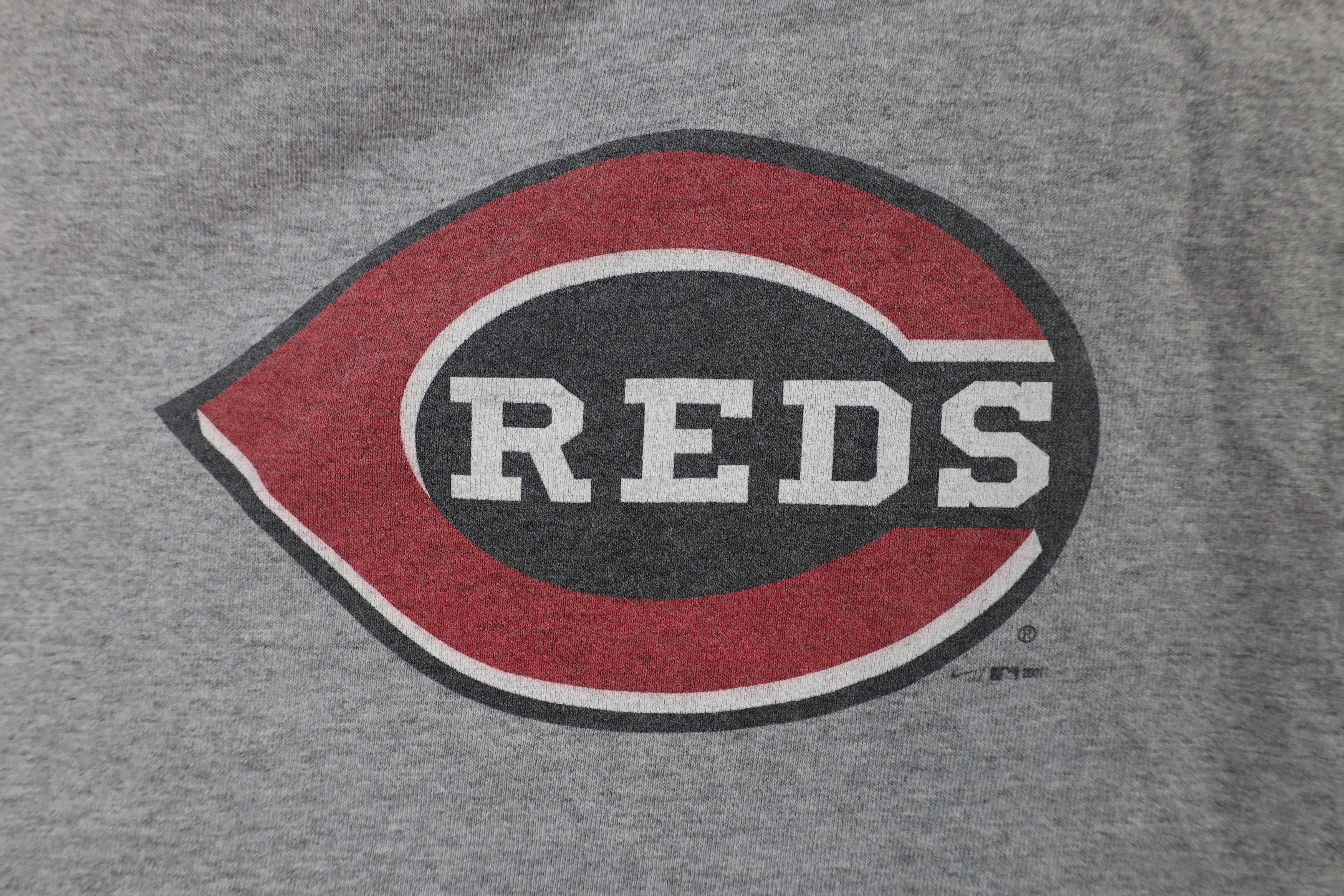 Nike × Vintage Vintage Y2K Nike Swoosh Cincinnati Reds Long Sleeve T-Shirt Size US L / EU 52-54 / 3 - 4 Thumbnail