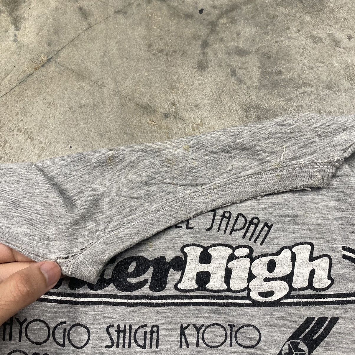 Japanese Brand × Vintage 80s 1988 All Japan Inter High Distressed Boxy Tee Size US M / EU 48-50 / 2 - 7 Thumbnail