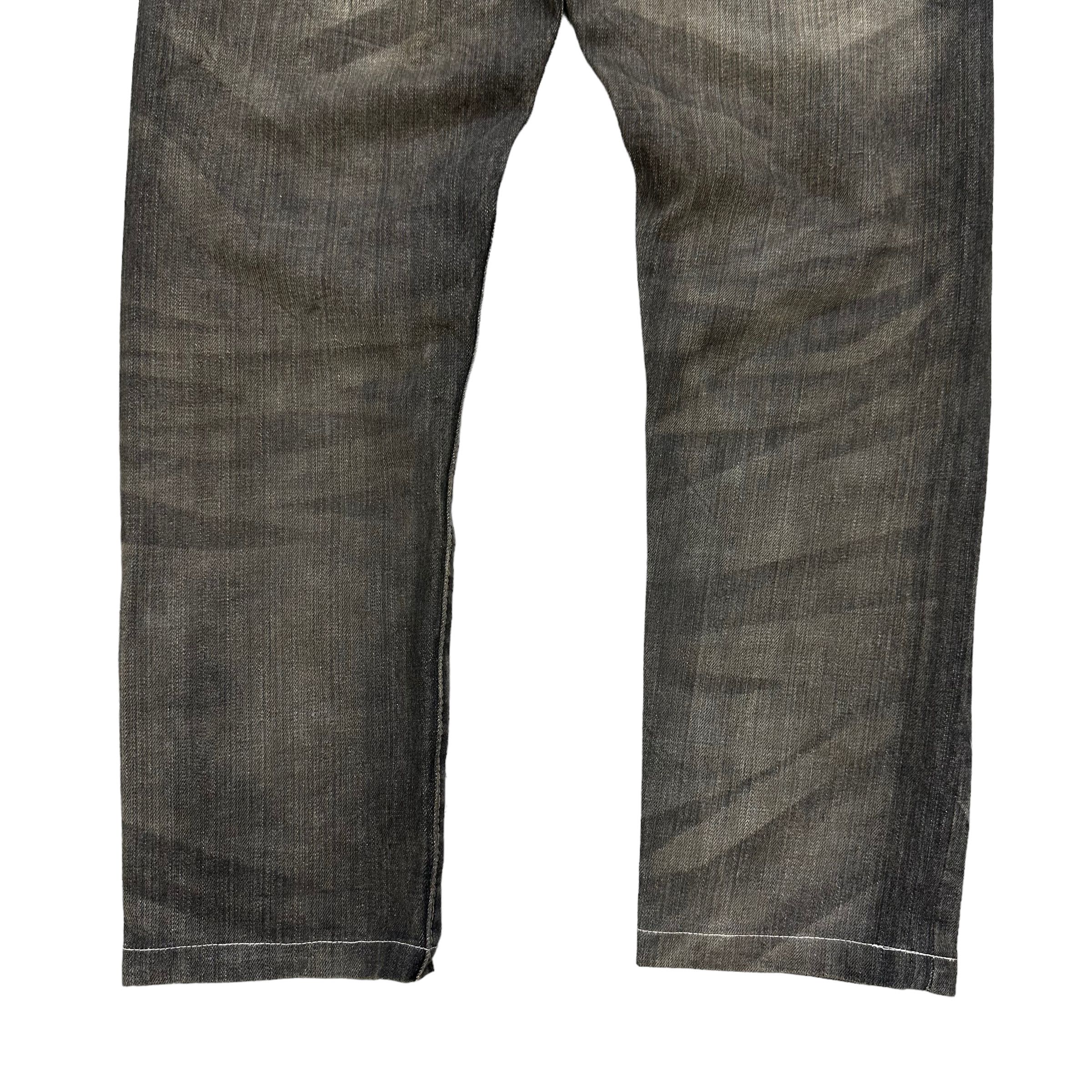 Japanese Brand MANIA PRODUCTION AD2002 SELVEDGE SASHIKO DENIM PANT #8006-71 Size US 30 / EU 46 - 13 Thumbnail