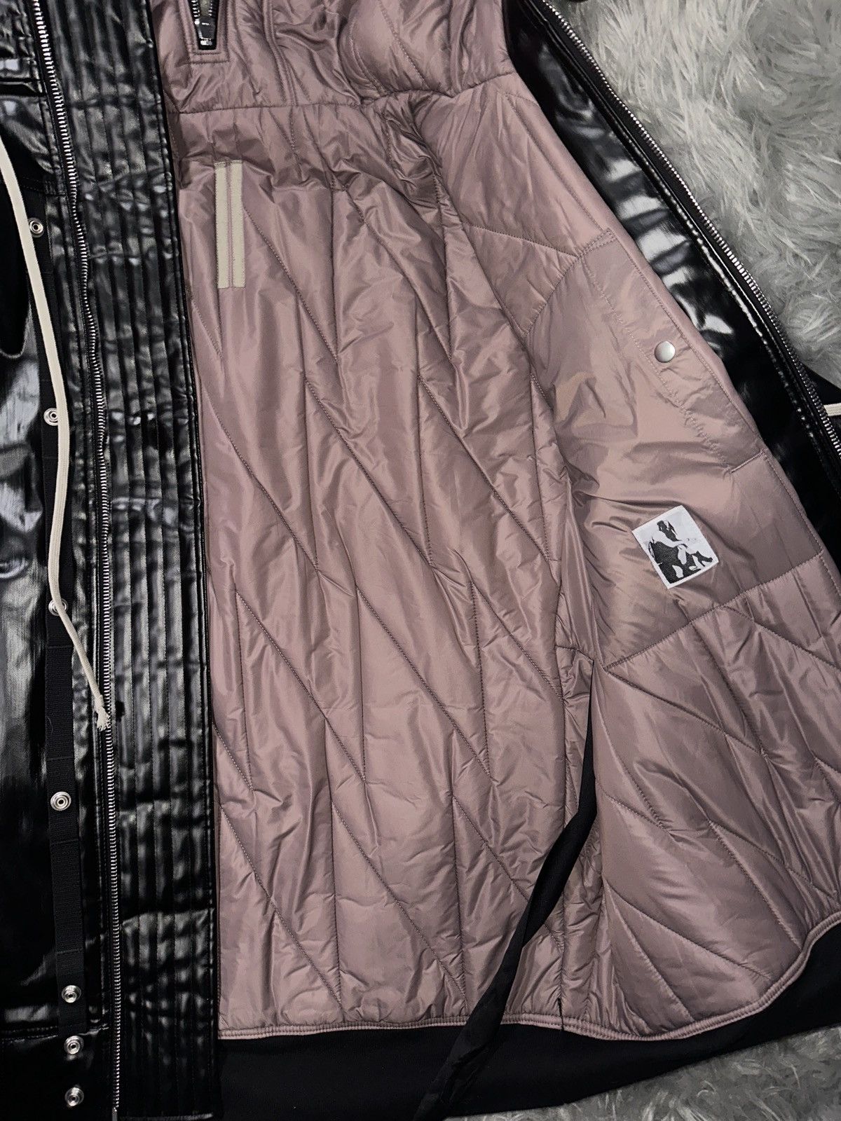 Rick Owens Drkshdw Rick Owens Waxed Exploder Hooded Bomber Size US L / EU 52-54 / 3 - 8 Thumbnail