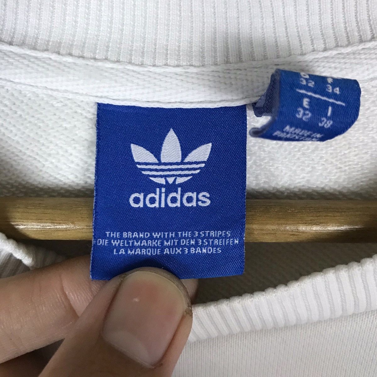 Adidas Vintage Adidas Big Logo Pullover Jumper Sweatshirt Size US XS / EU 42 / 0 - 6 Thumbnail