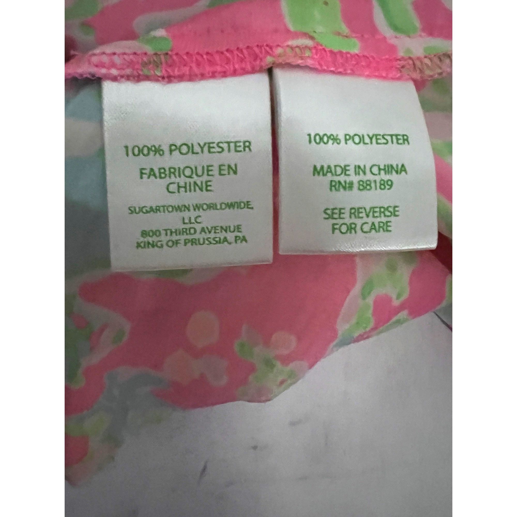 Lilly Pulitzer Lilly Pulitzer Womens Floral Pink Green Jumper Romper Small Size S / US 4 / IT 40 - 7 Thumbnail