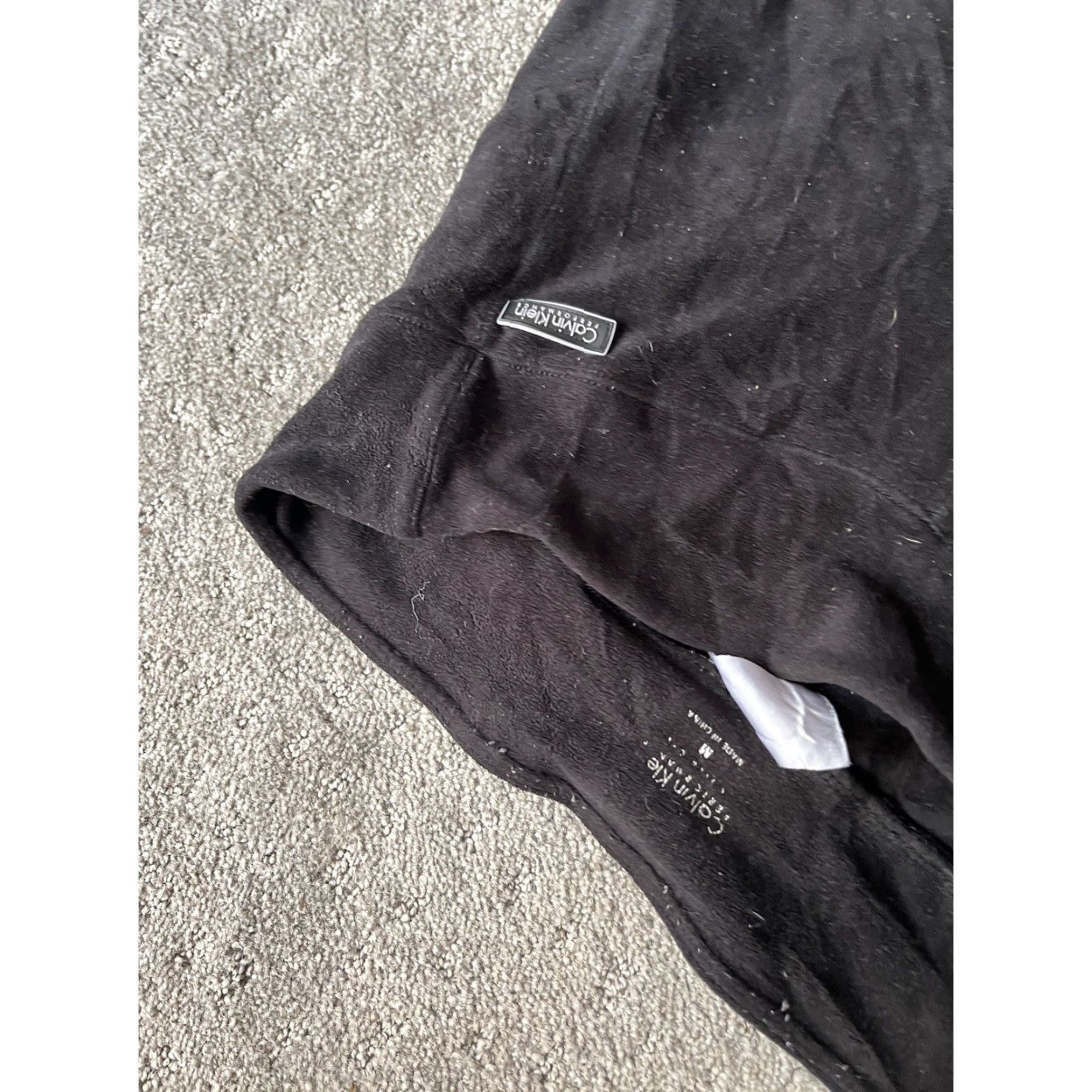 Calvin Klein Calvin Klein Performance Leggings Medium Black Waistband Pants Size 32" / US 10 / IT 46 - 5 Thumbnail